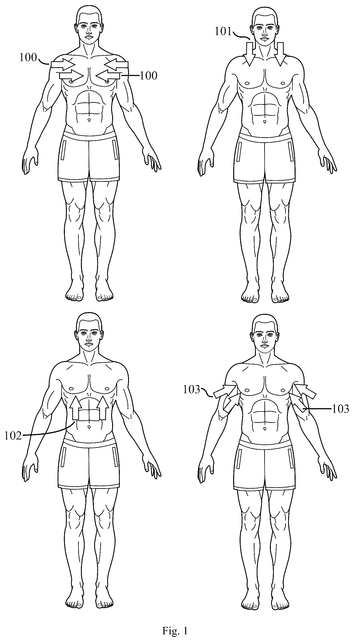 Patent US12496487 — Plate squeeze chest press — Figure 1