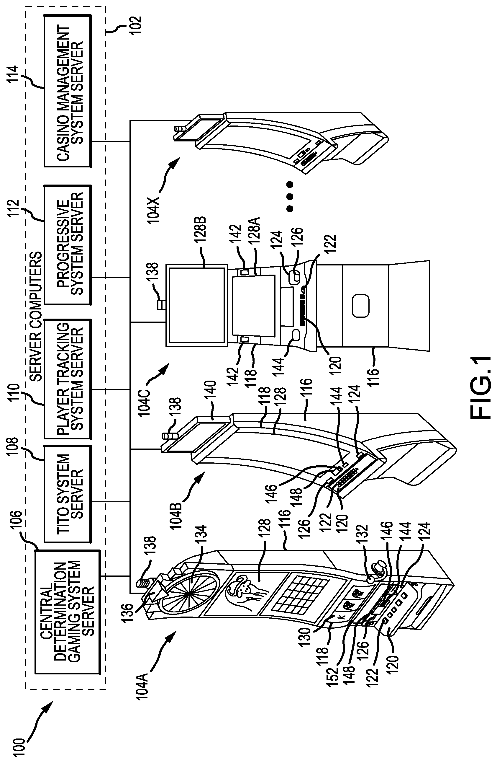 Patent US12496530 Figure 1 – Overhead display having concentric inner and outer displays and associated systems and methods