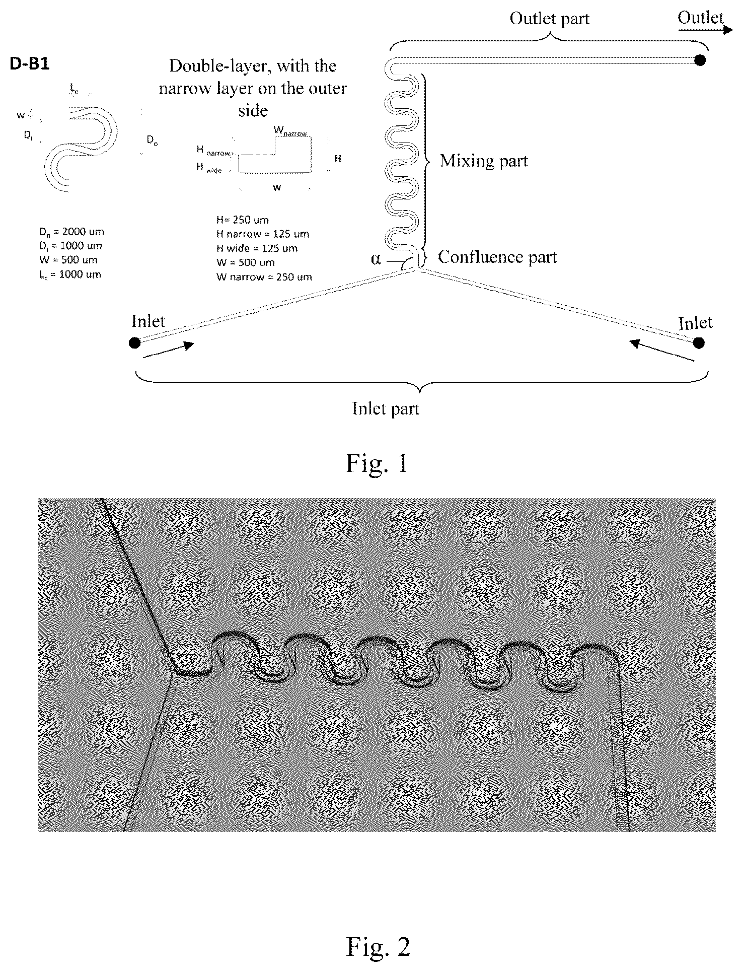 Patent US12496562 — Sinuous microstructure mixing unit and use thereof — Figure 1