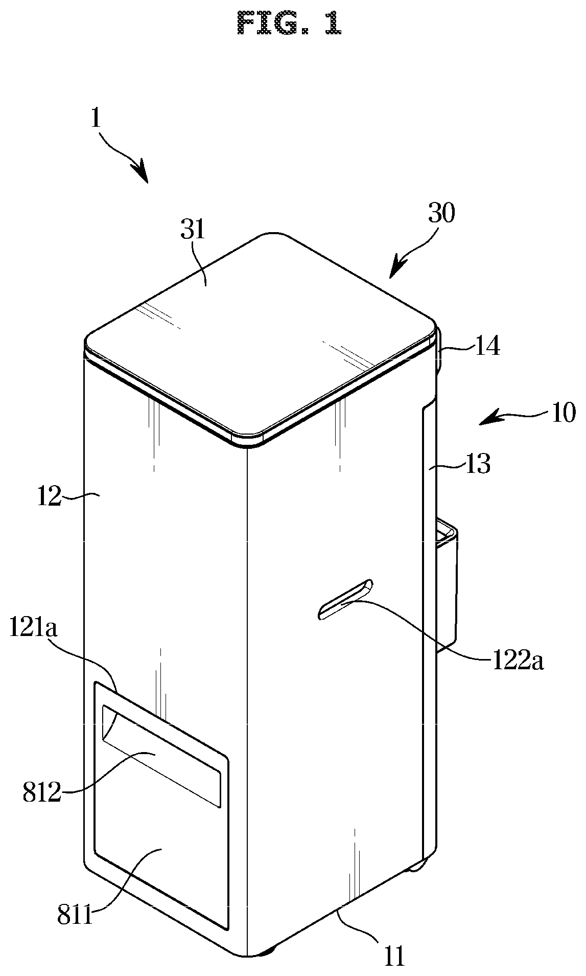Patent US12496588 — Food waste disposer — Figure 1