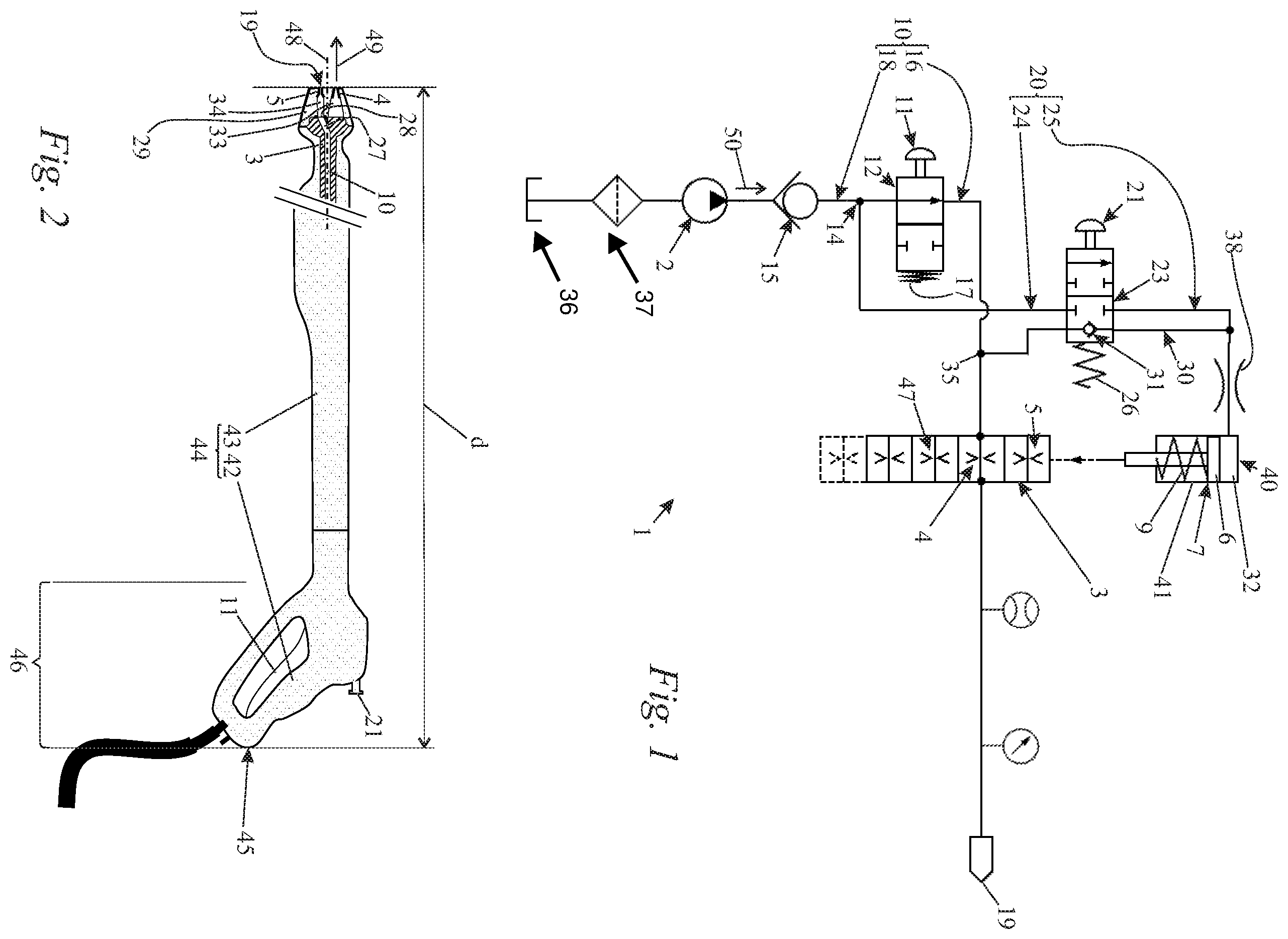 Patent US12496600 — High-pressure cleaning device — Figure 1
