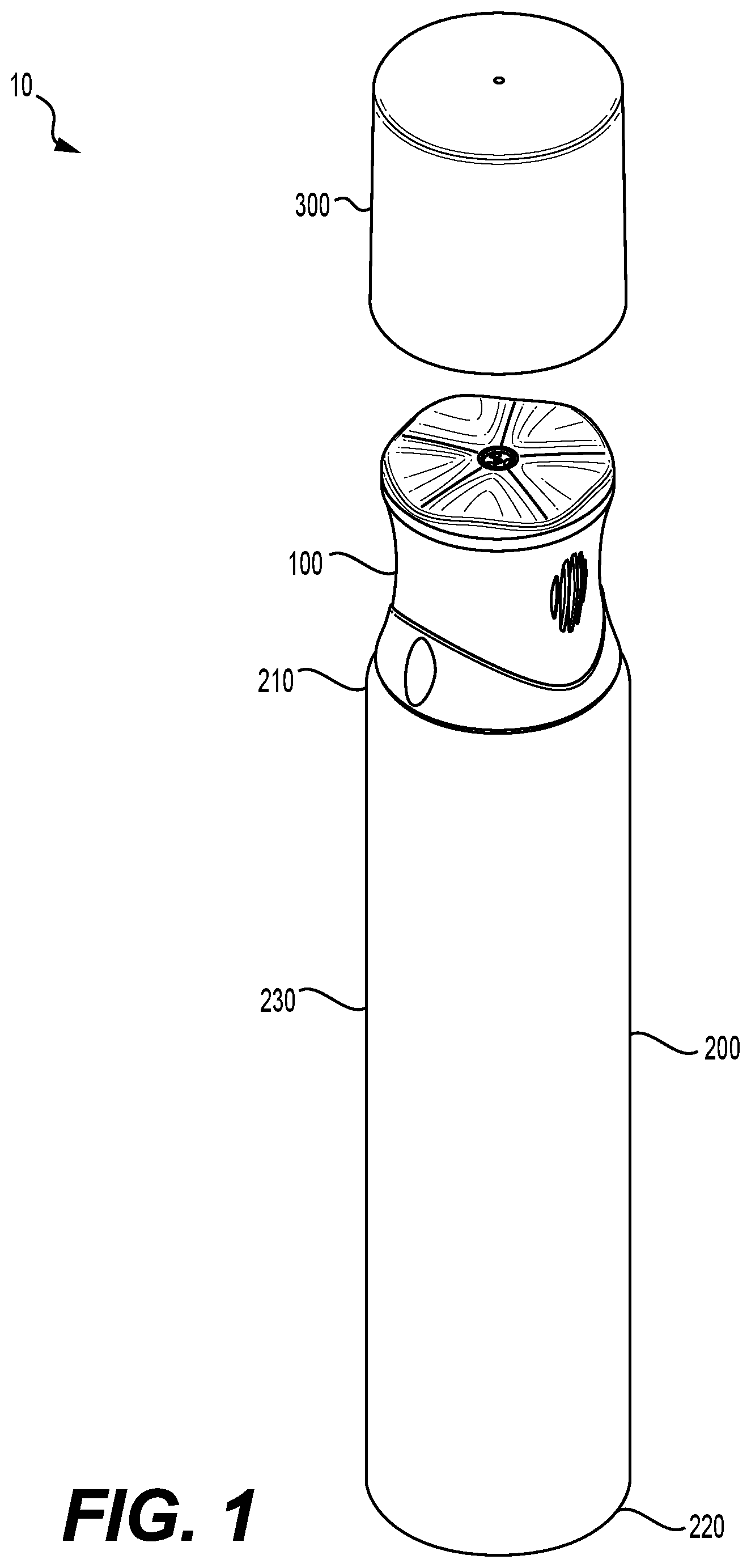 Patent US12496602 — Dosing device with dosing cap — Figure 1