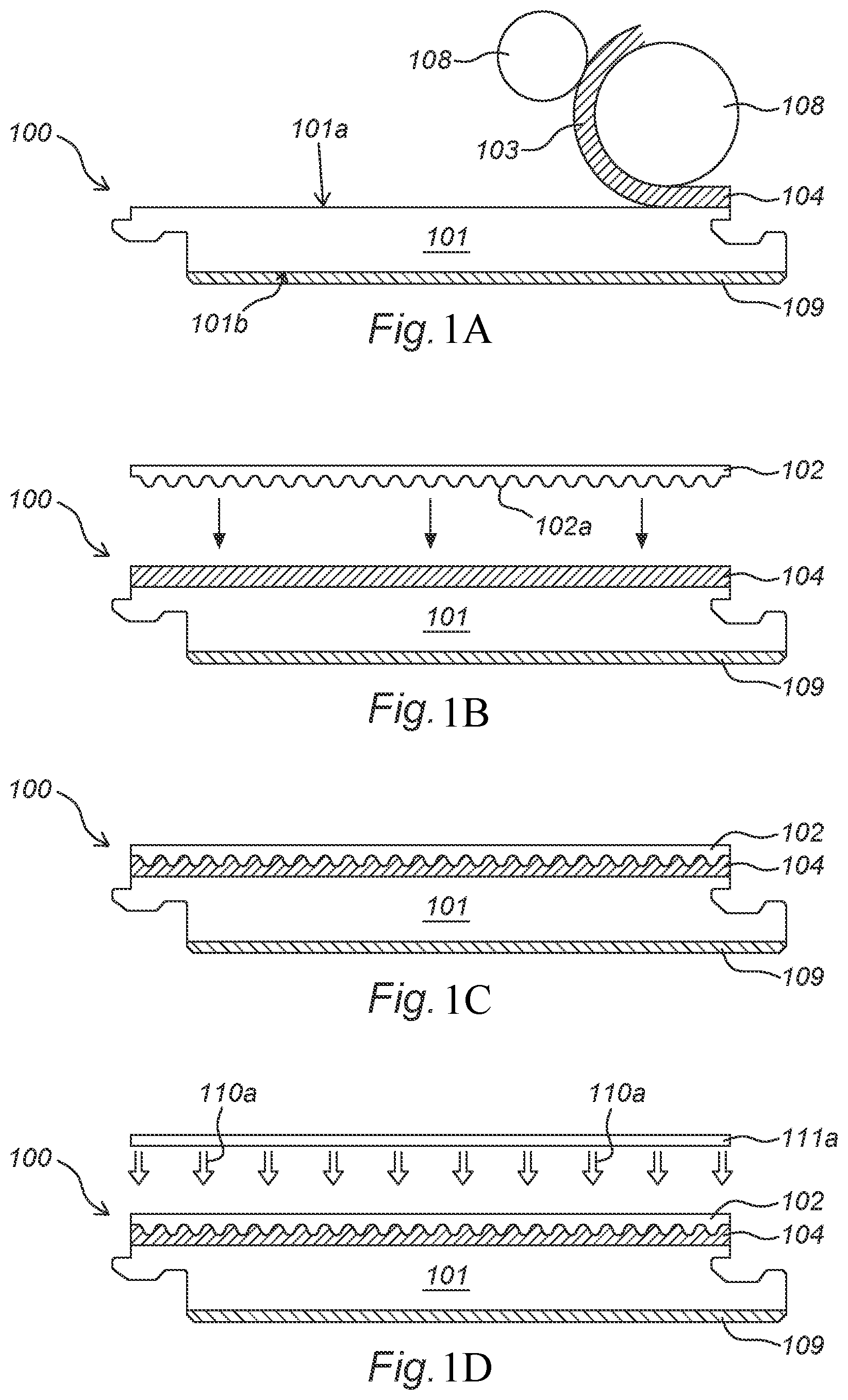 Patent US12496614 Figure 1 – Decorative panel and method for producing a decorative panel