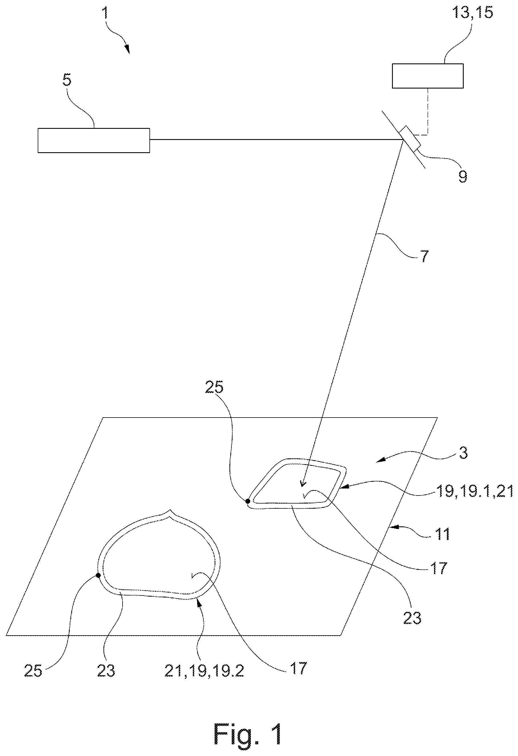 Patent US12496639 — Planning device, manufacturing device, method and computer program product for the additive manufacture of components from a powder material — Figure 1