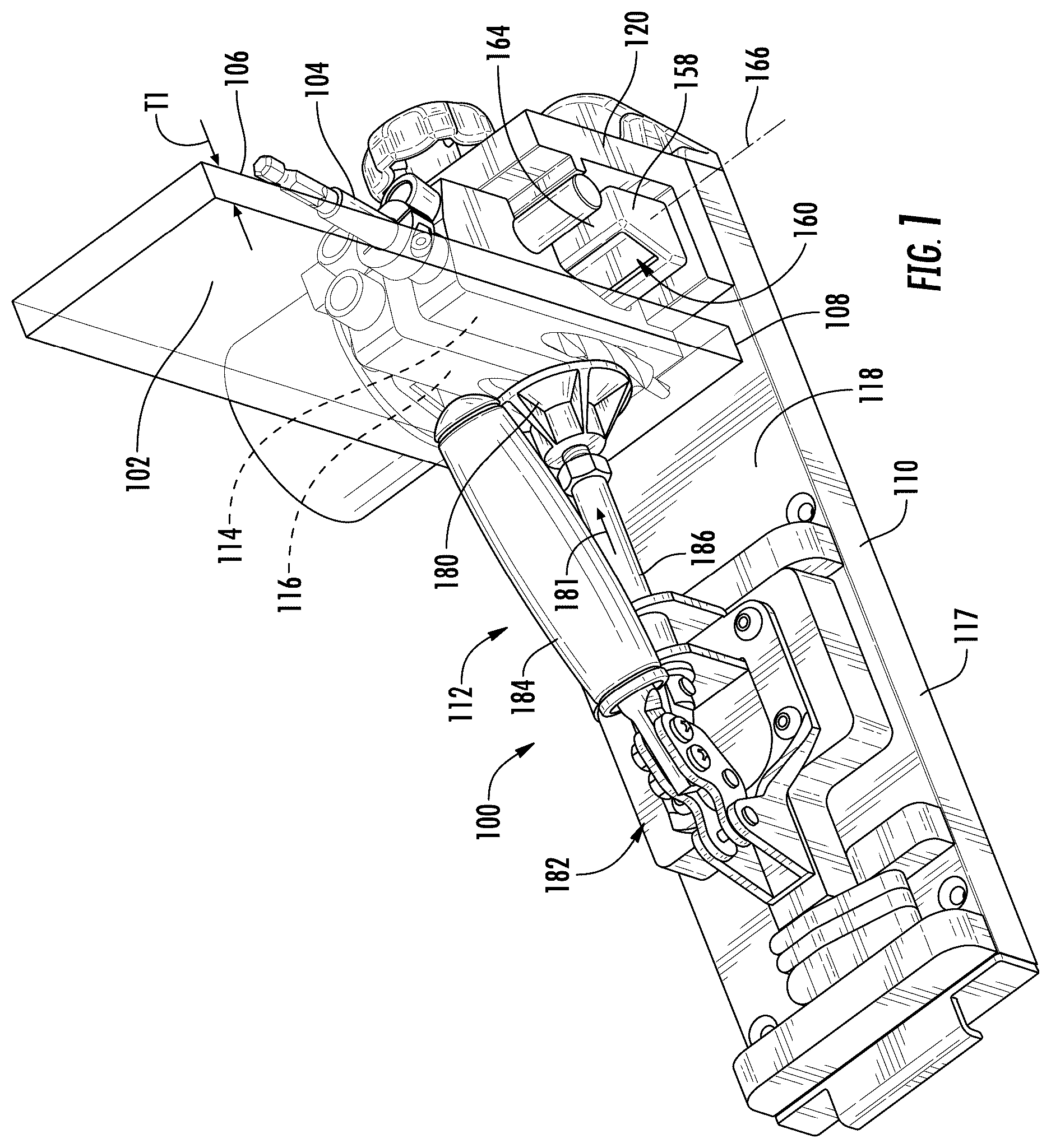 Patent US12496641 — Pocket hole jig — Figure 1