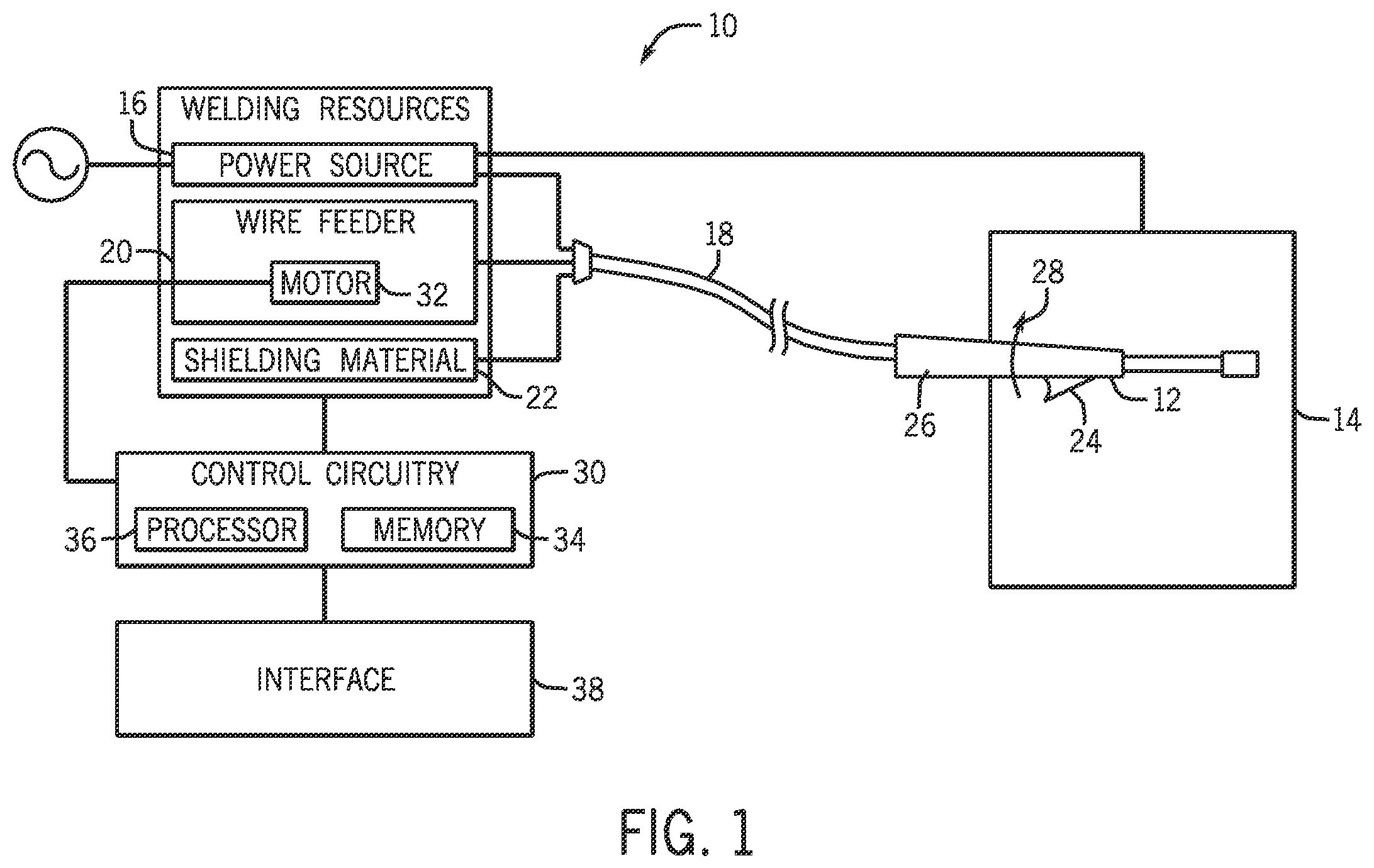 Patent US12496650 — Method for setting welding parameters — Figure 1