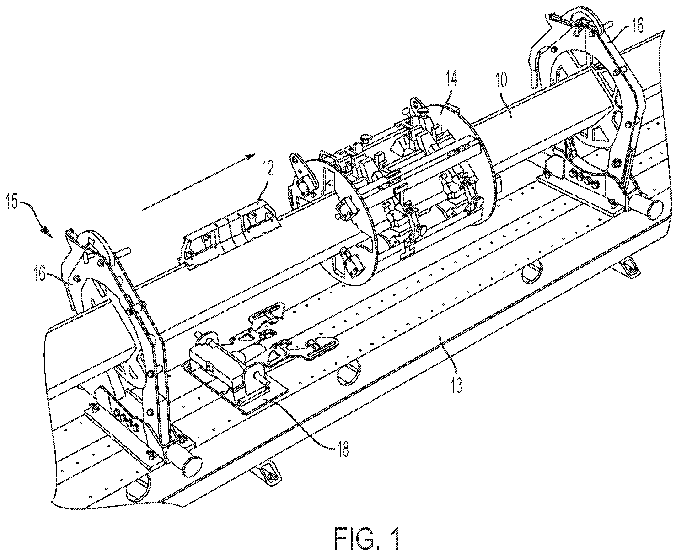 Patent US12496664 — Method and apparatus for precision manufacturing of moment connection assemblies — Figure 1