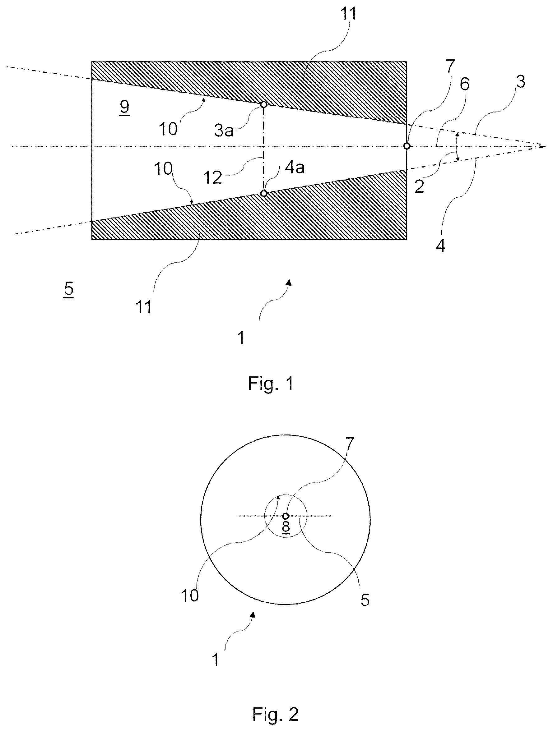 Patent US12496684 — Focusing tube, and use thereof — Figure 1