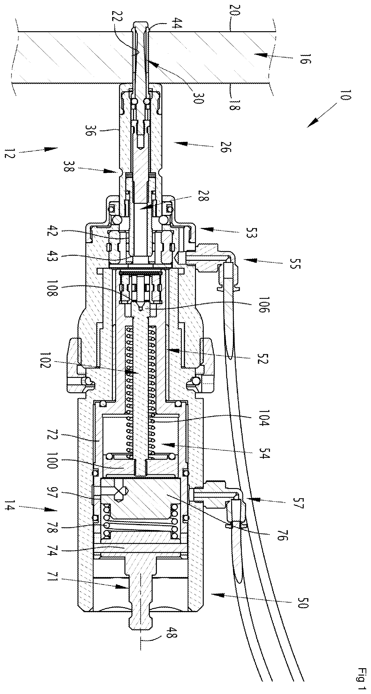 Patent US12496691 — Temporary fastener installation tooling and associated installation set — Figure 1