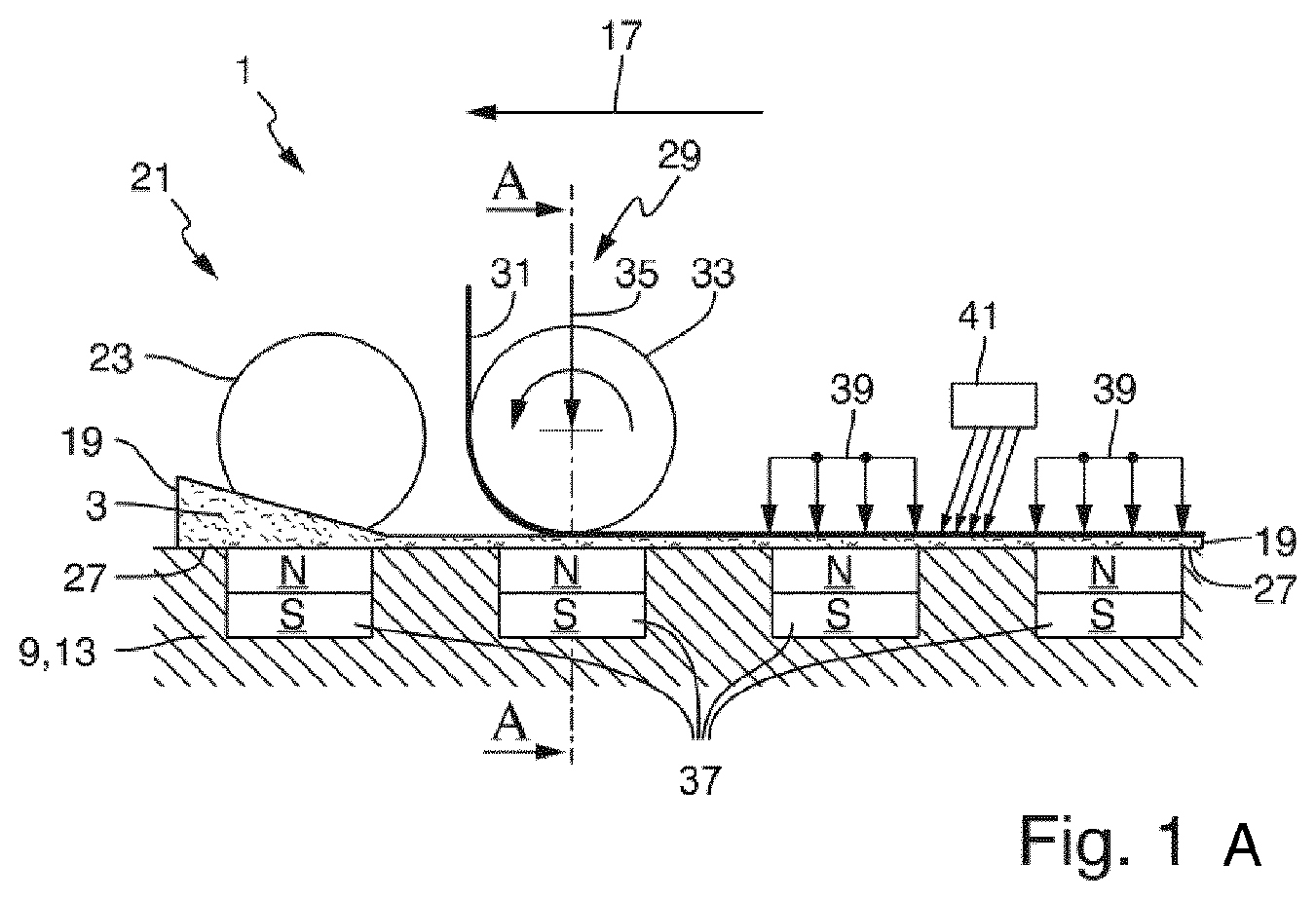 Patent US12496752 — Devices and method for producing a t-shaped semifinished product from a multiply non-crimp fabric — Figure 1