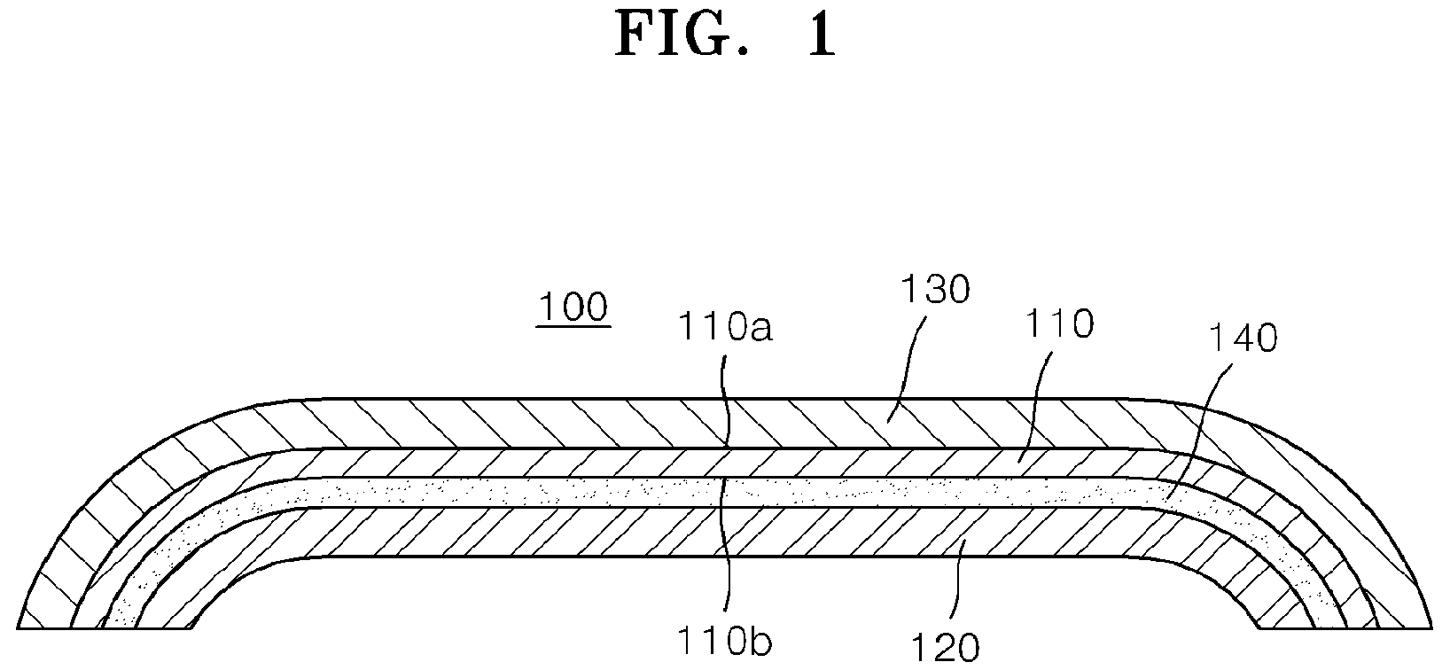Patent US12496817 — Cover window and apparatus and method for manufacturing the cover window — Figure 1