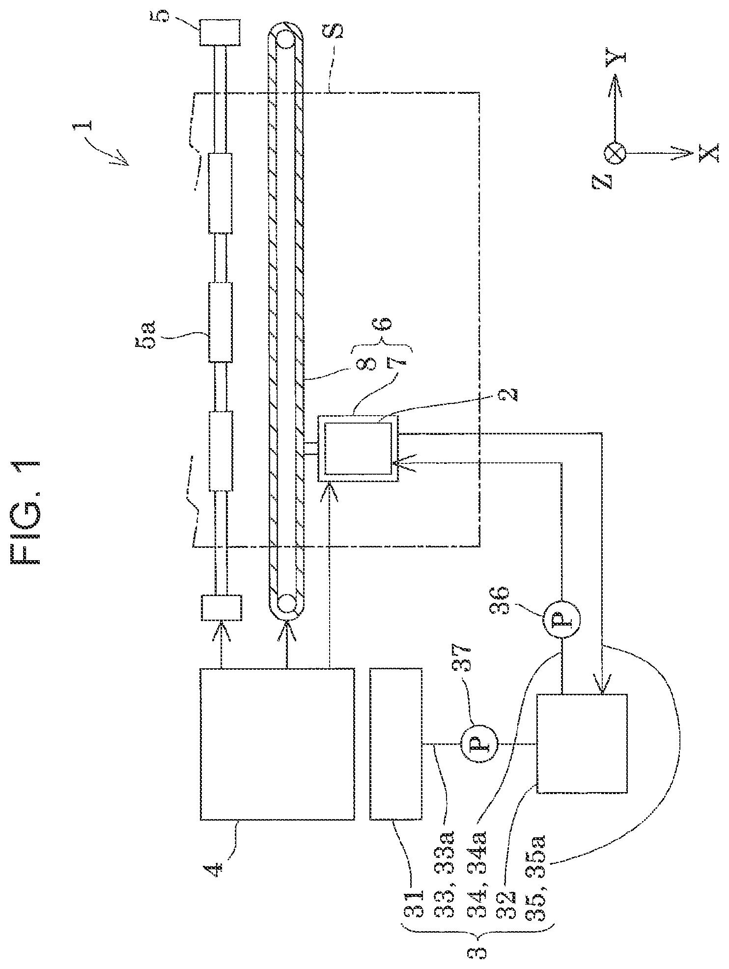 Patent US12496827 — Liquid ejecting apparatus — Figure 1