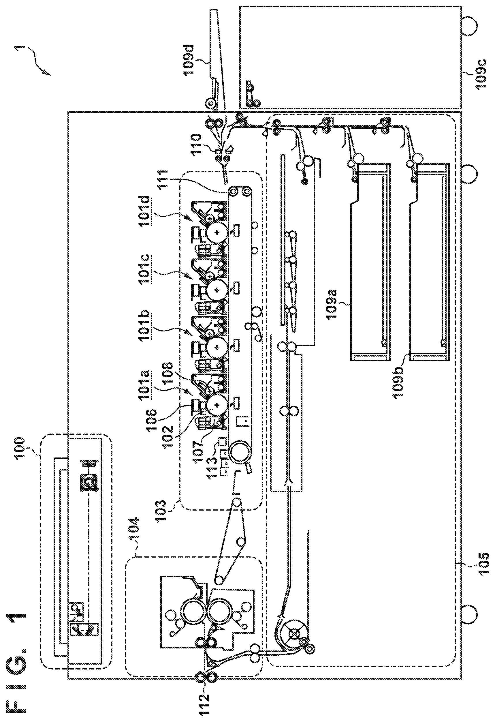 Patent US12496836 — Exposure-controlling apparatus and image-forming apparatus — Figure 1