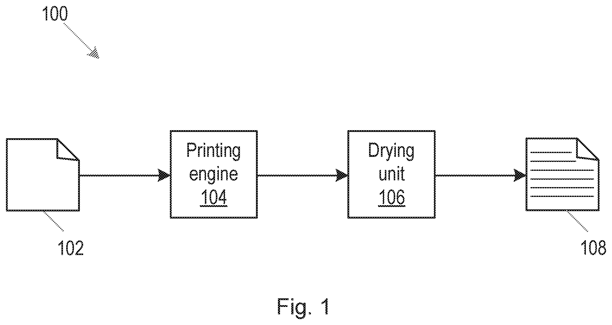 Patent US12496845 — Print agent drying apparatus — Figure 1