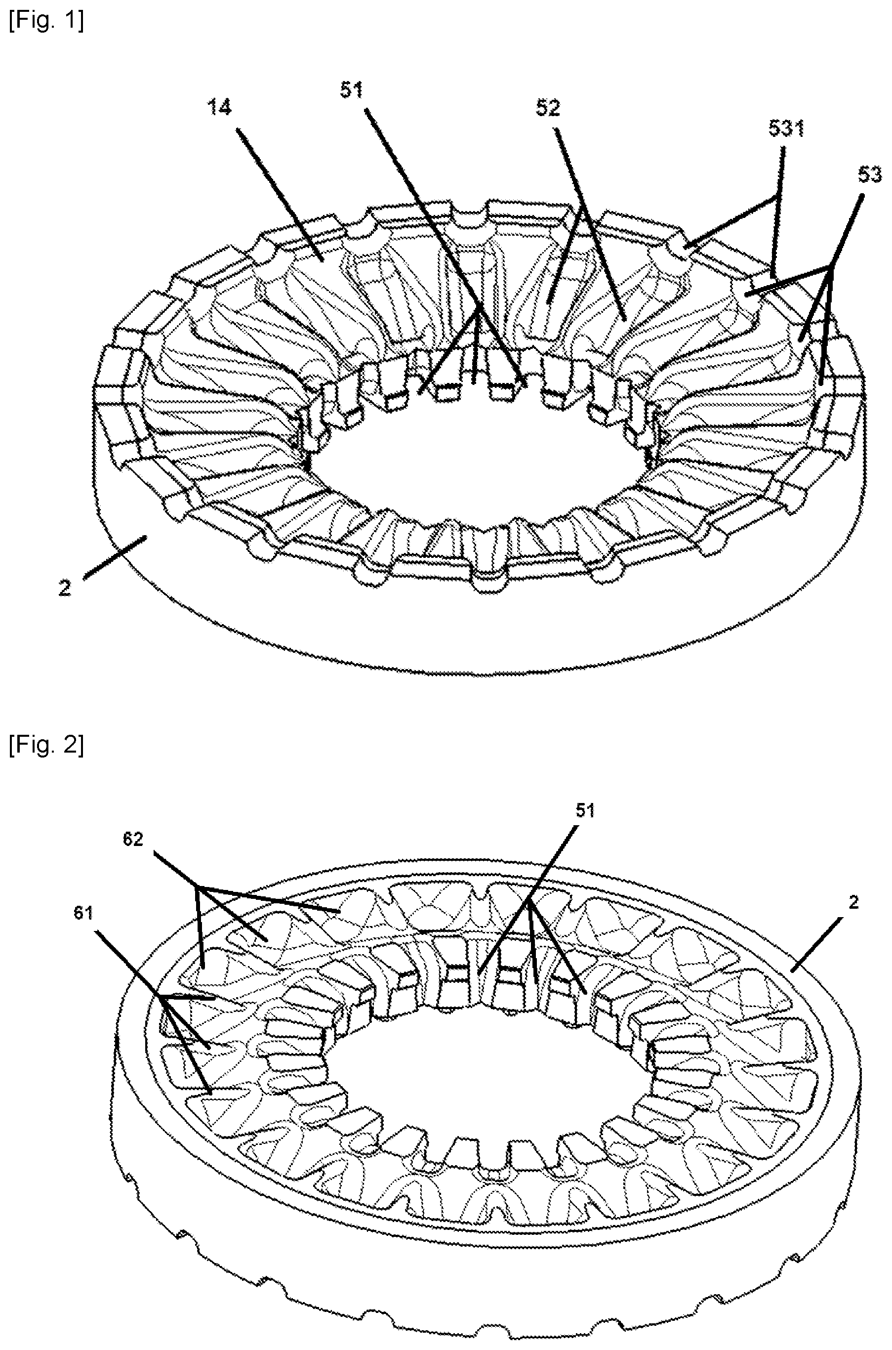 Patent US12496849 — Tire support rim for track roller associated with a flange — Figure 1