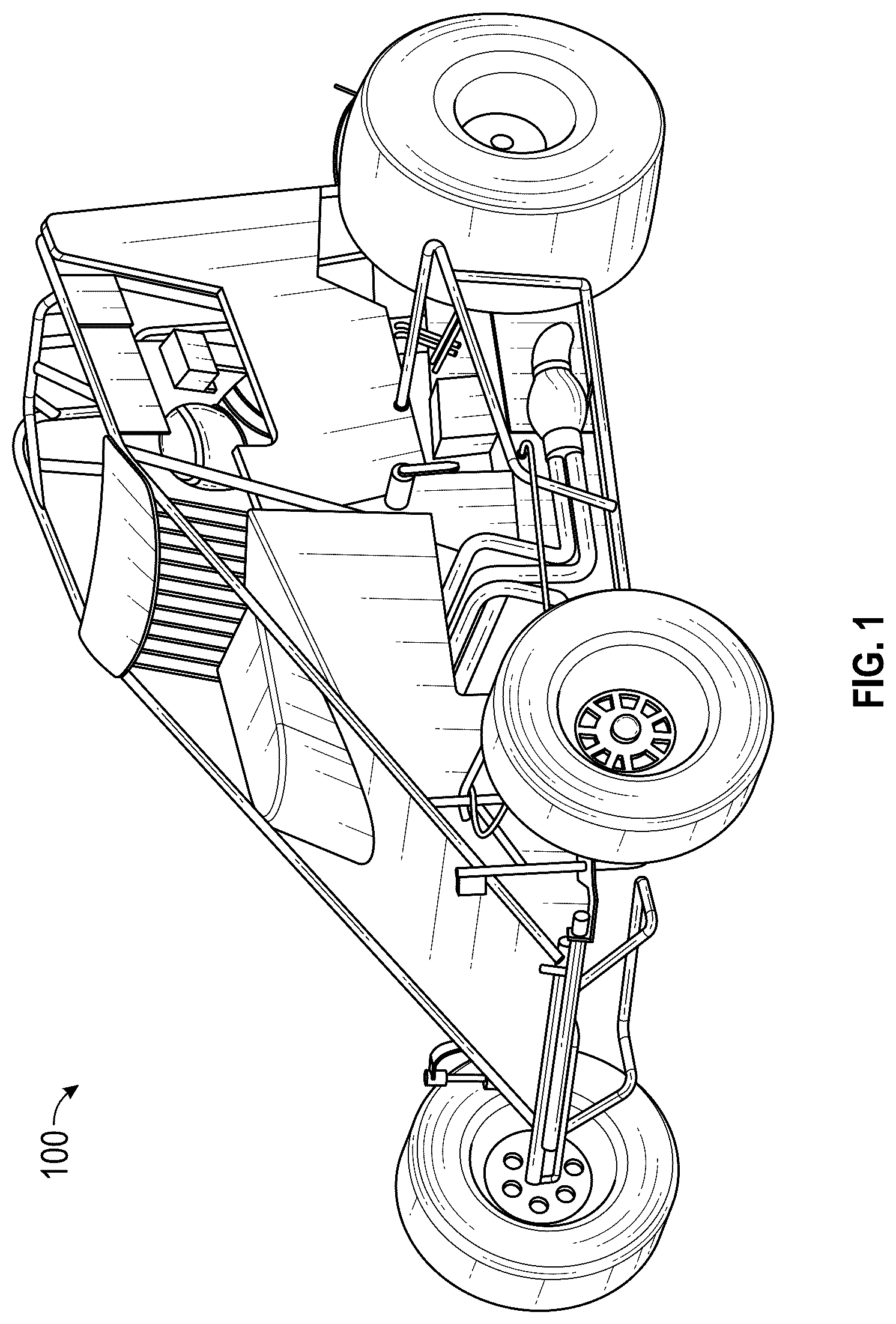 Patent US12496851 — Front hub with tire balancer for sprint cars — Figure 1