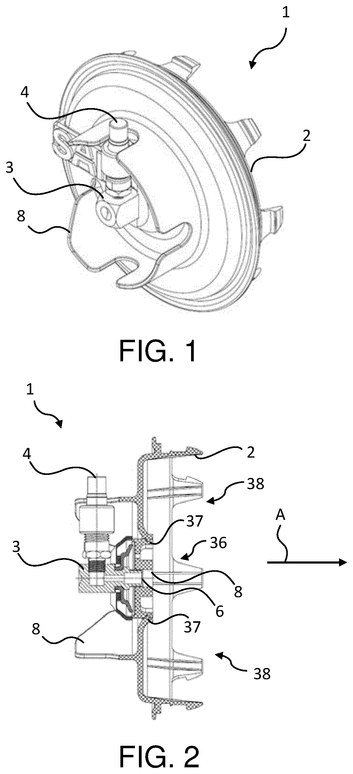 Patent US12496860 — Hub cap system for a vehicle — Figure 1