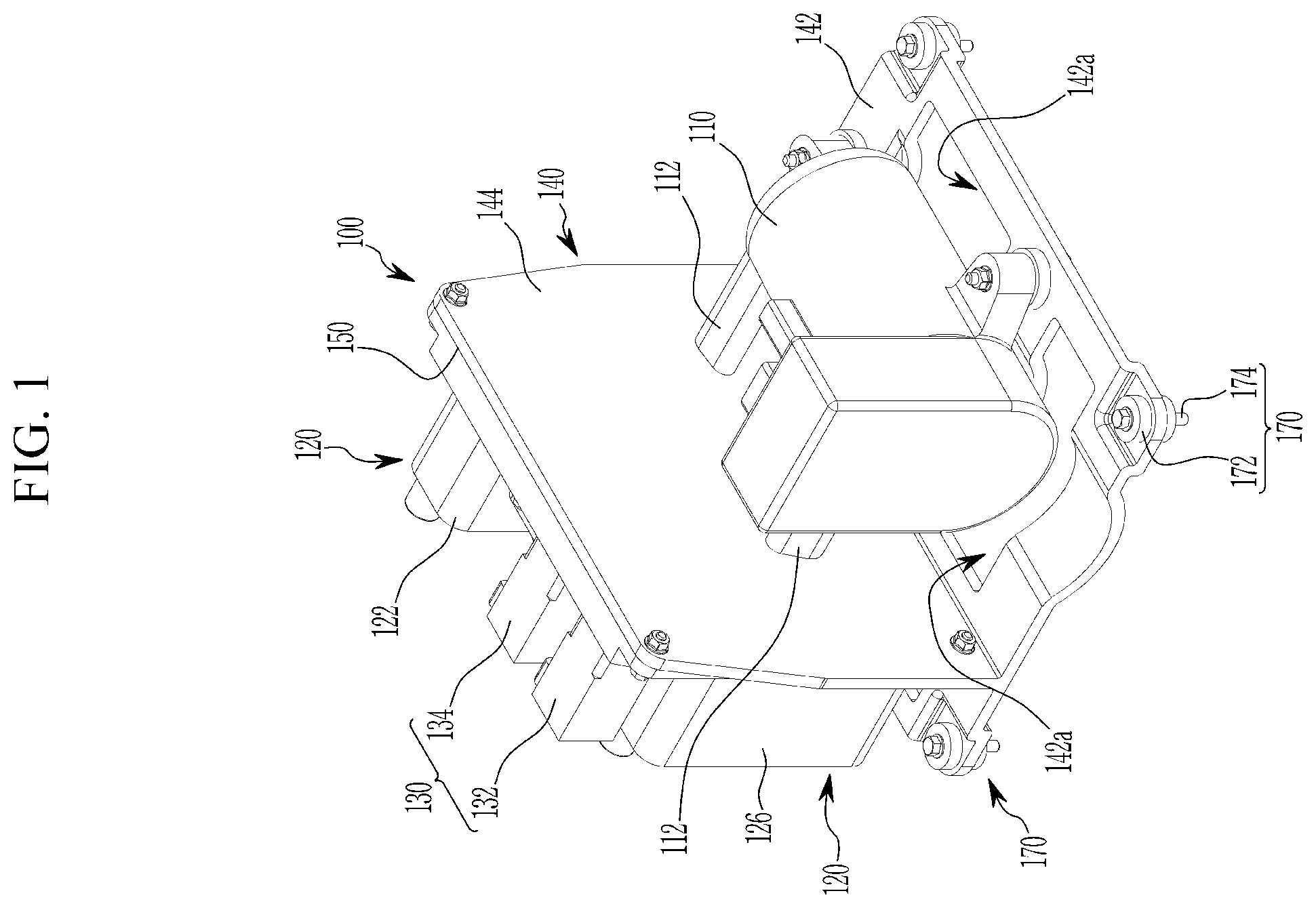Patent US12496875 Figure 1 – Refrigerant circulating apparatus of vehicle