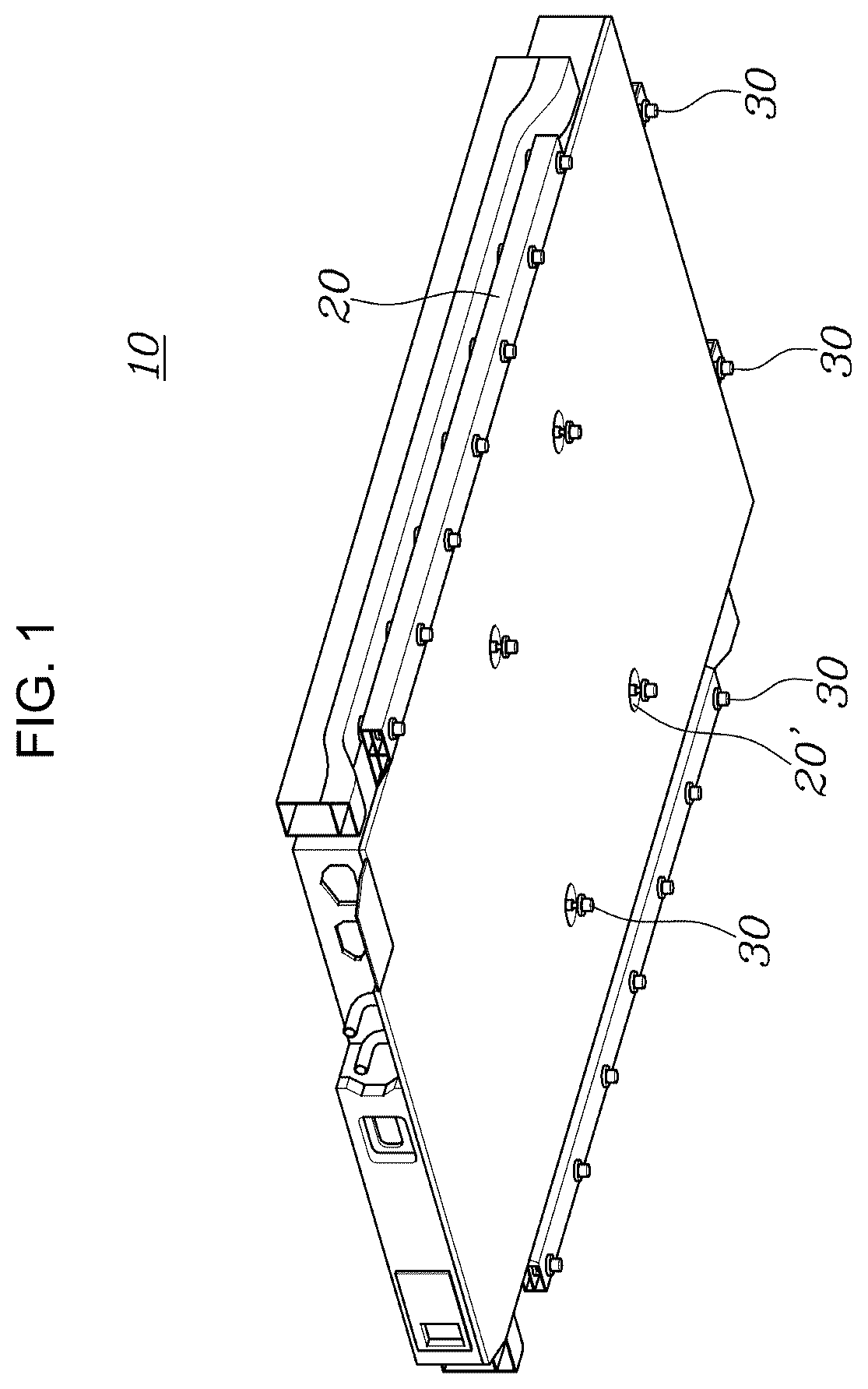 Patent US12496888 — Battery assembly — Figure 1