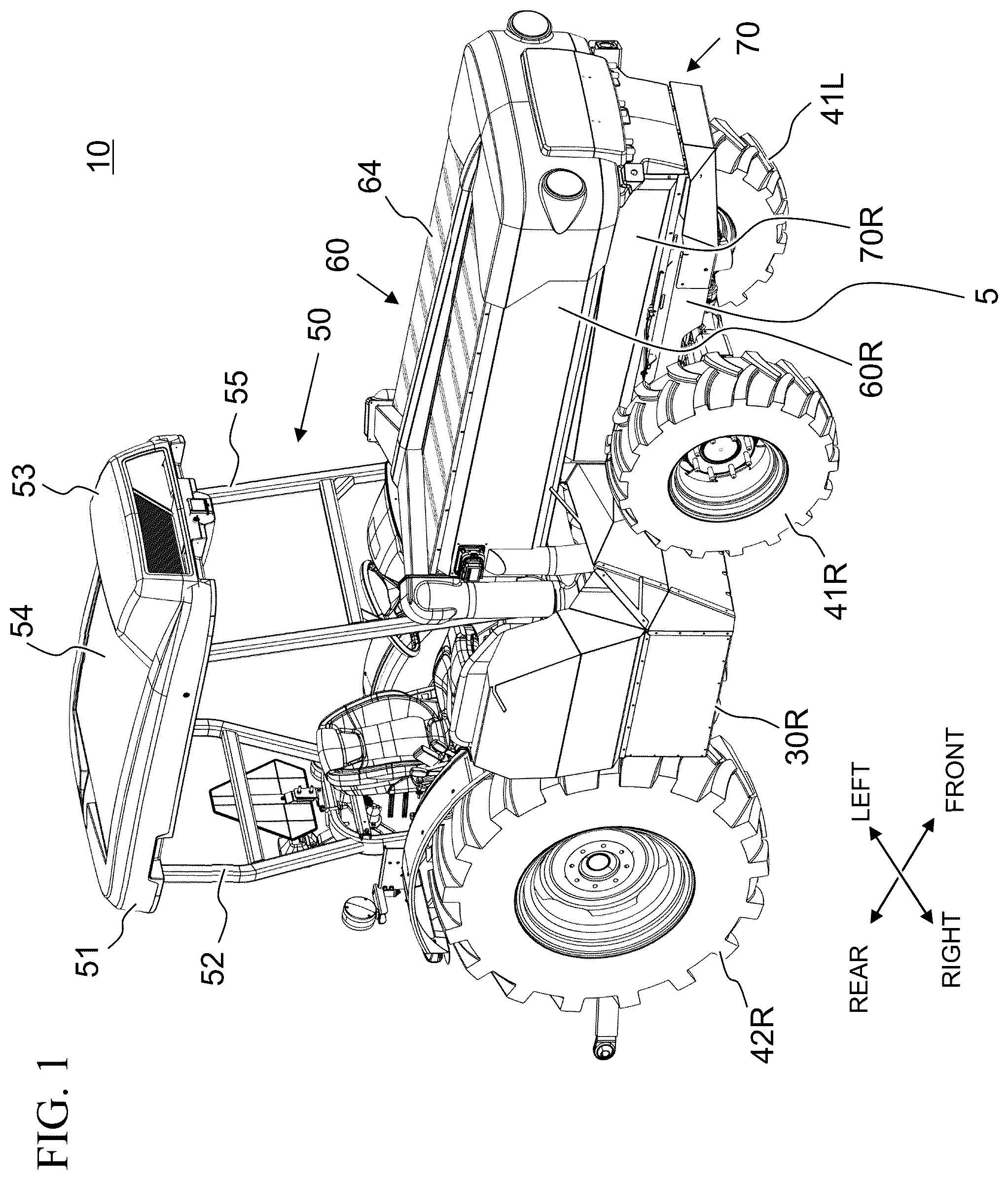 Patent US12496895 — Liquid cooling system for an electric vehicle — Figure 1