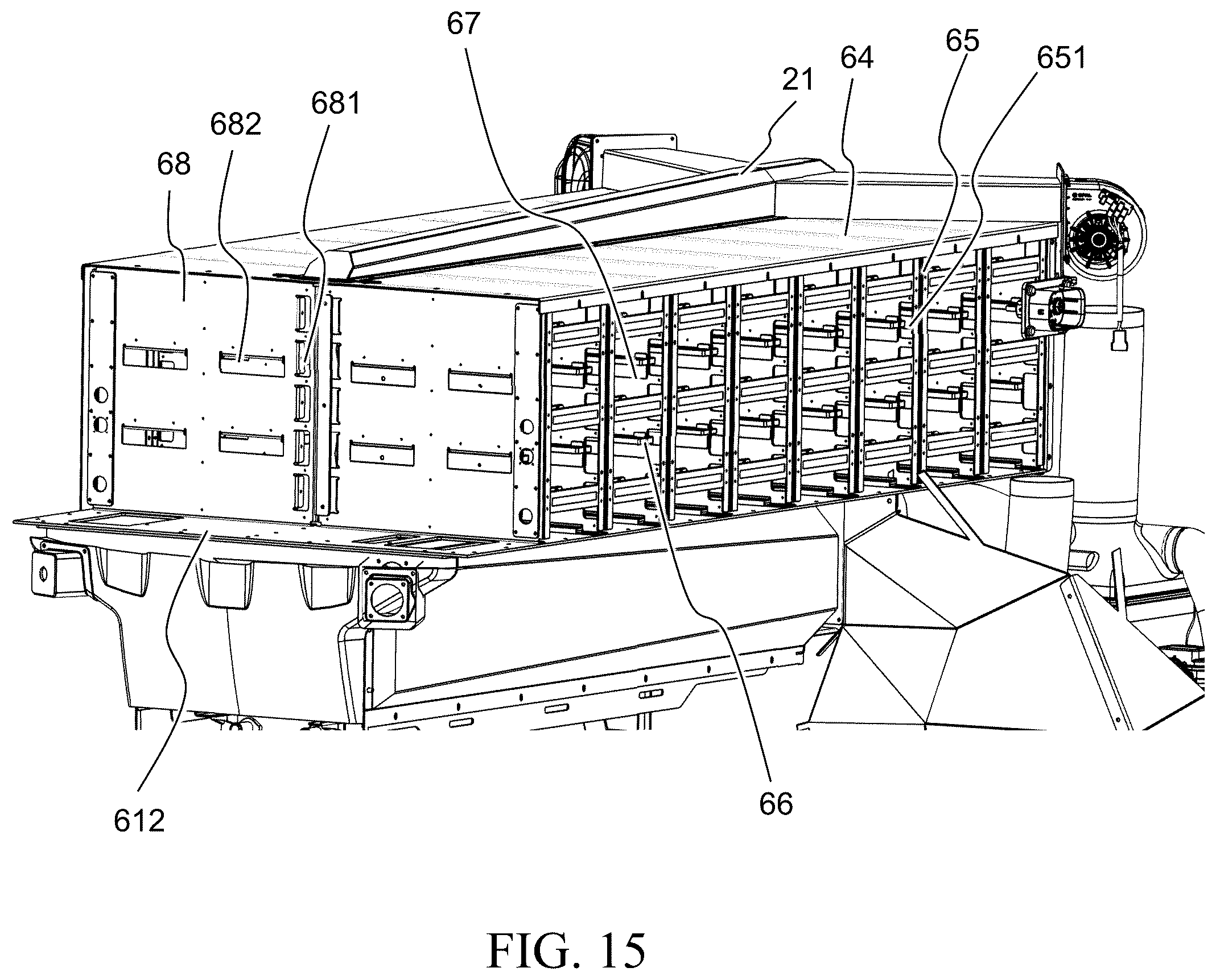 Patent US12496895 Figure 15 – Liquid cooling system for an electric vehicle