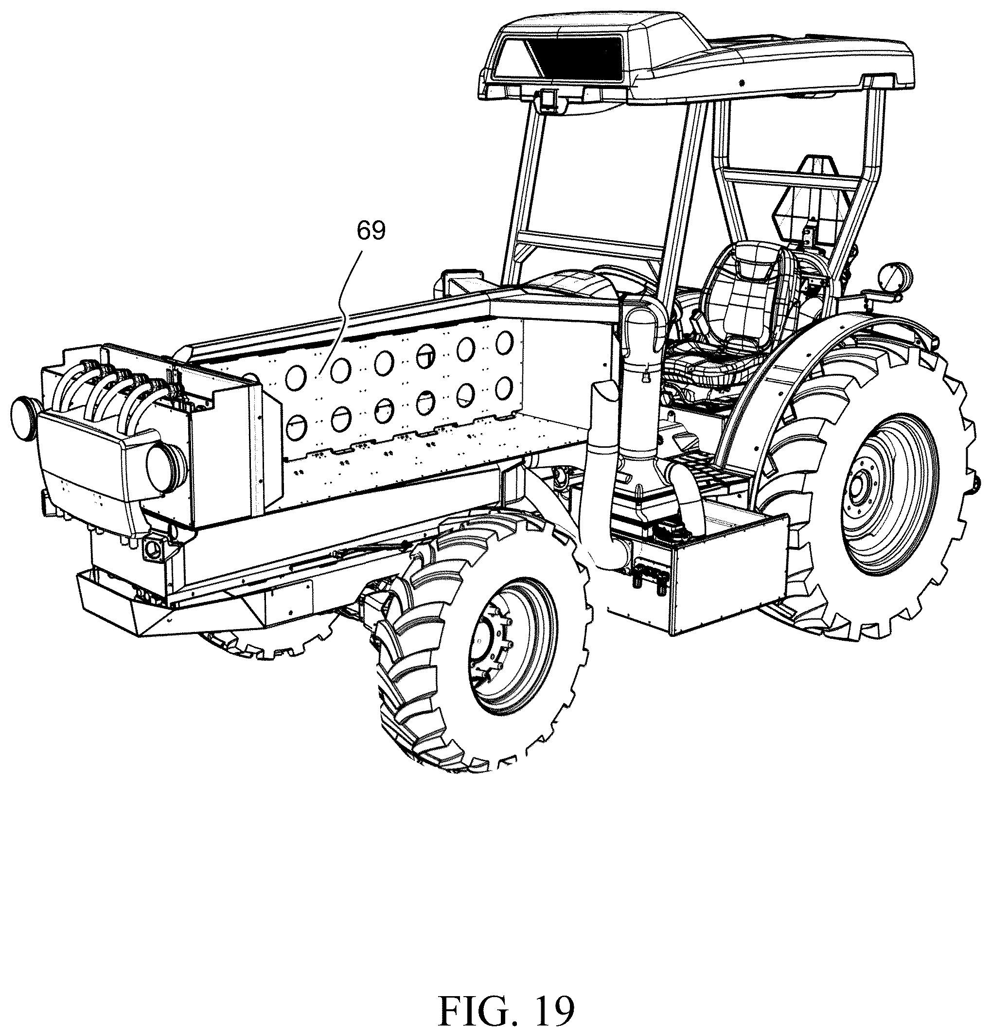 Patent US12496895 Figure 19 – Liquid cooling system for an electric vehicle