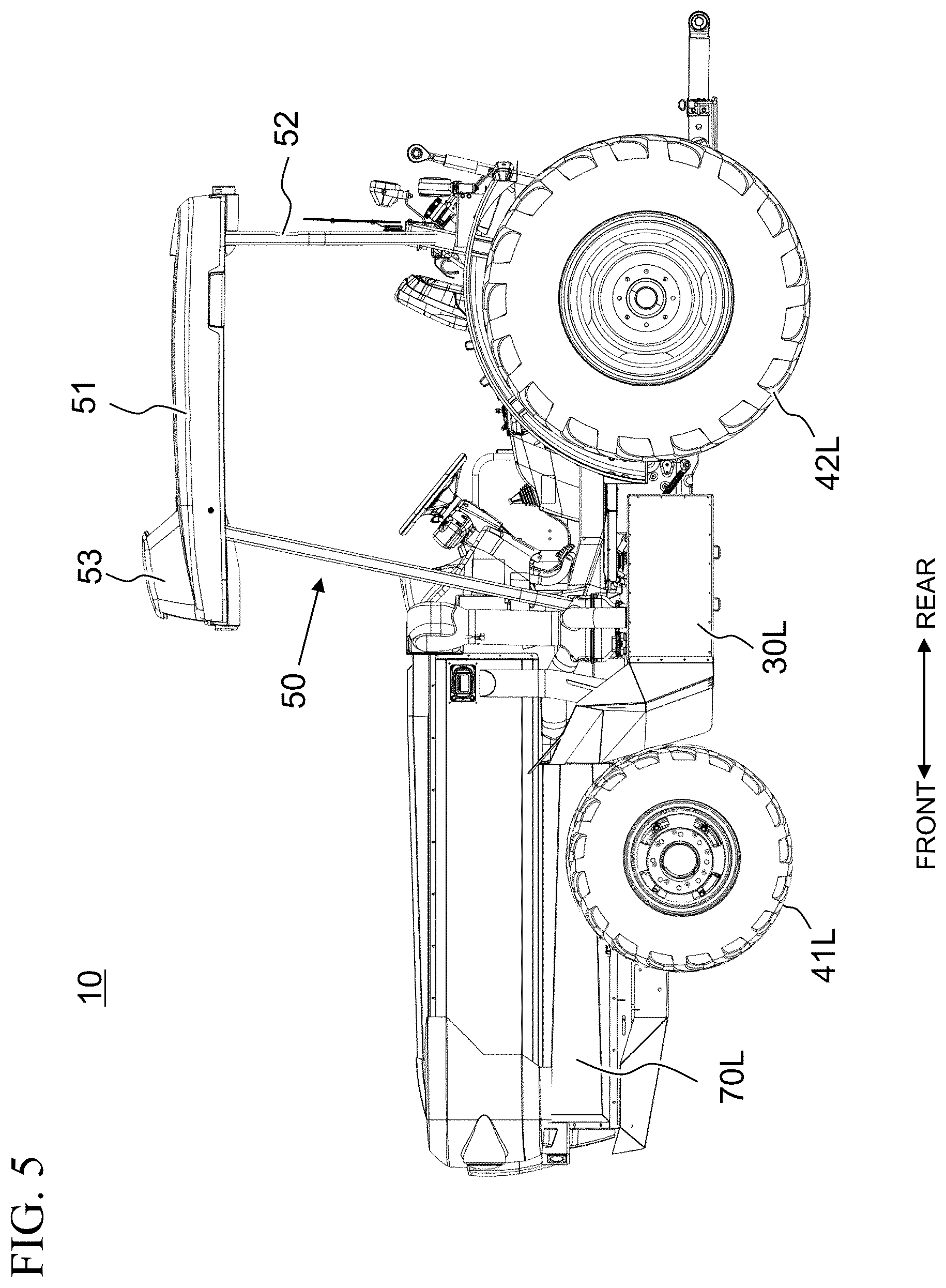 Patent US12496896 Figure 5 – Liquid cooling system for an electric vehicle
