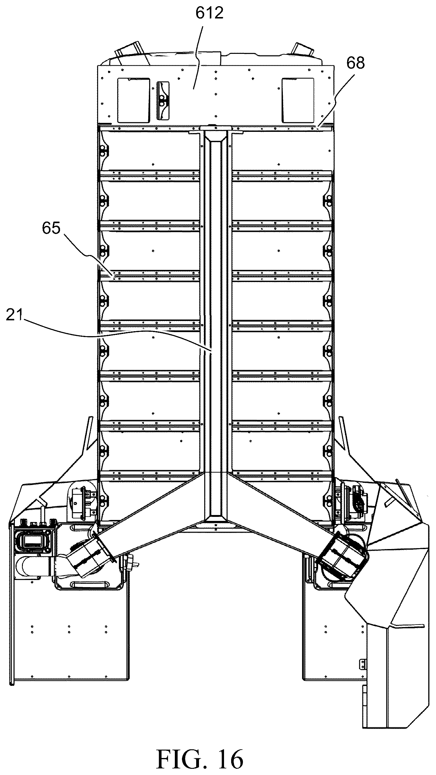 Patent US12496896 Figure 16 – Liquid cooling system for an electric vehicle