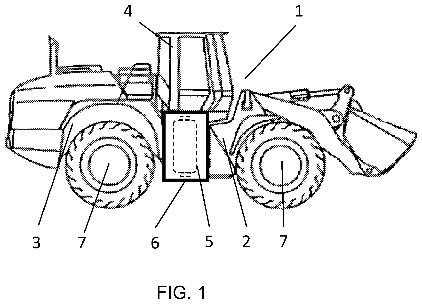 Patent US12496899 — Work machine — Figure 1