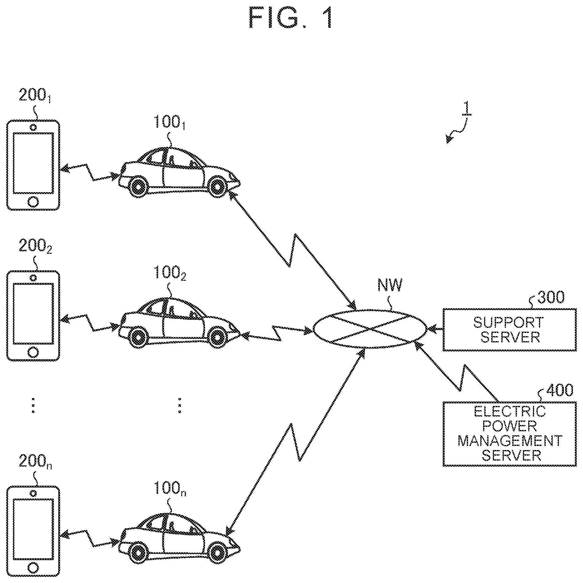 Patent US12496919 Figure 1 – Support server, disaster support system, and storage medium