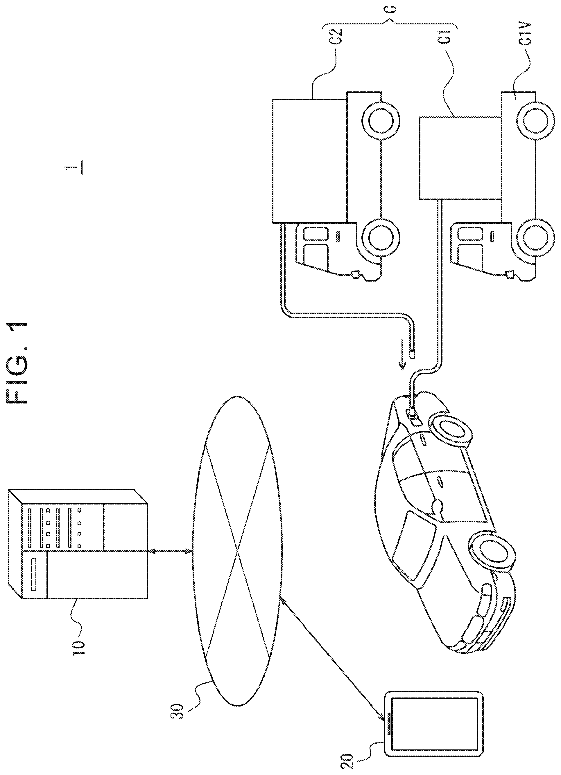 Patent US12496925 — Method of providing power charging services to a vehicle — Figure 1