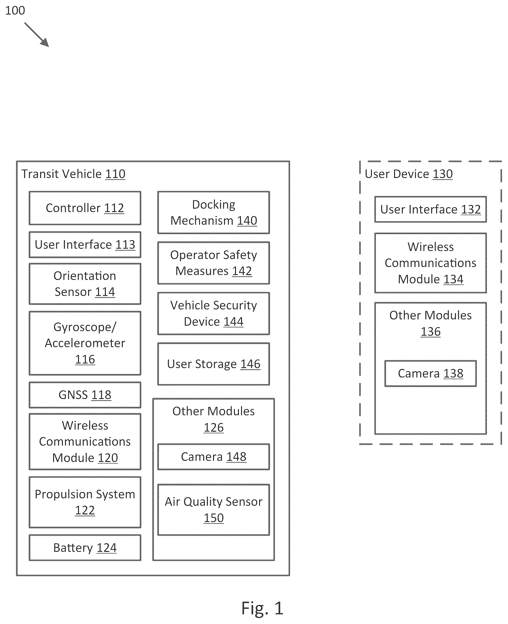 Patent US12496928 — Wheel movement trigger for battery wake-up systems and methods — Figure 1