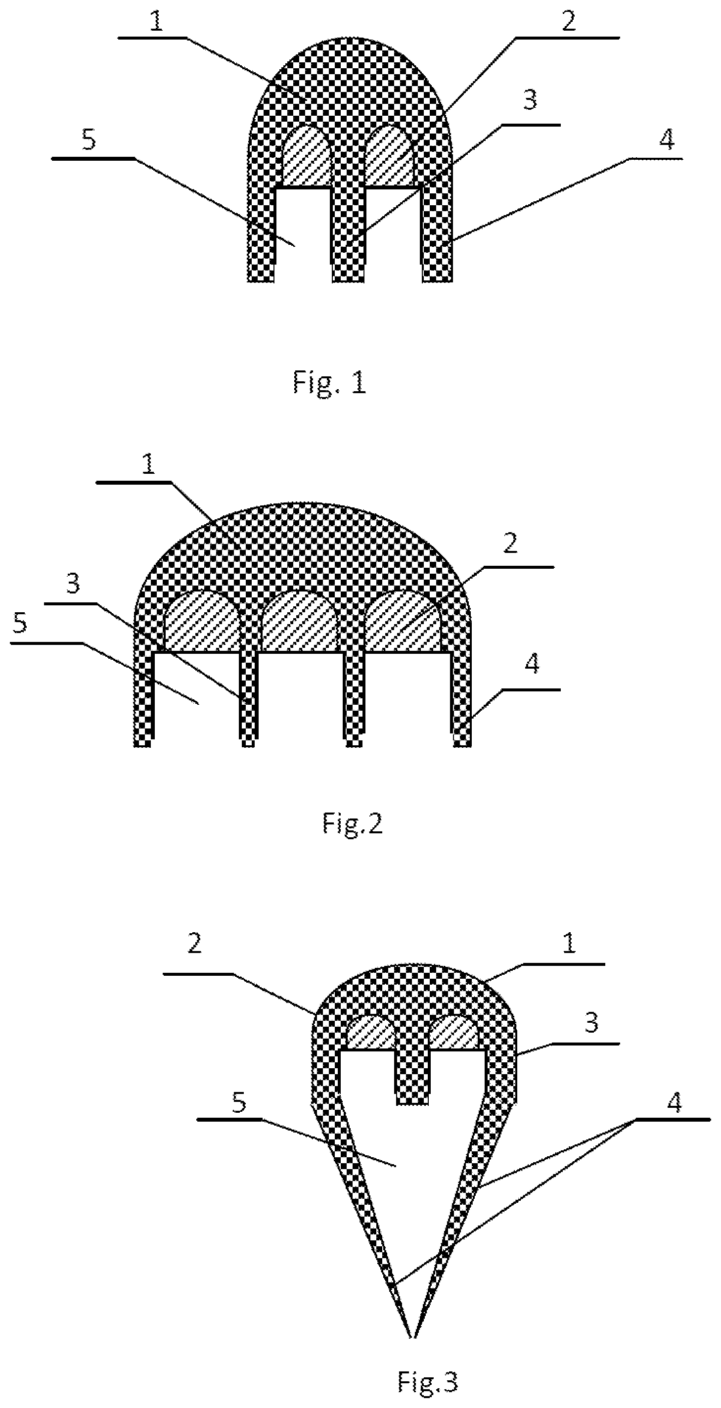 Patent US12496934 Figure 1 – Flexible multi-wire power supply cable with linear current reception