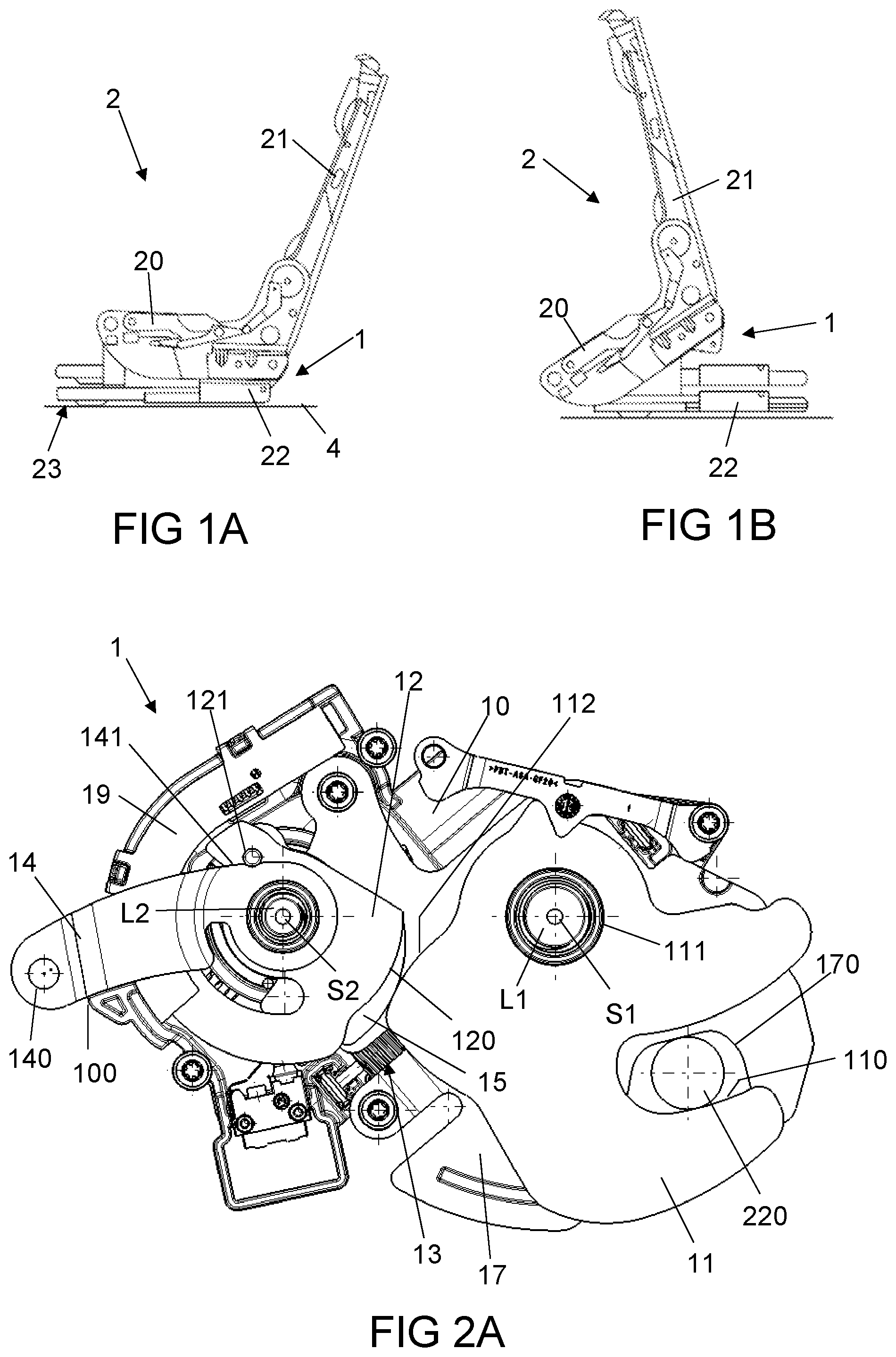 Patent US12496940 — Locking device with emergency release — Figure 1