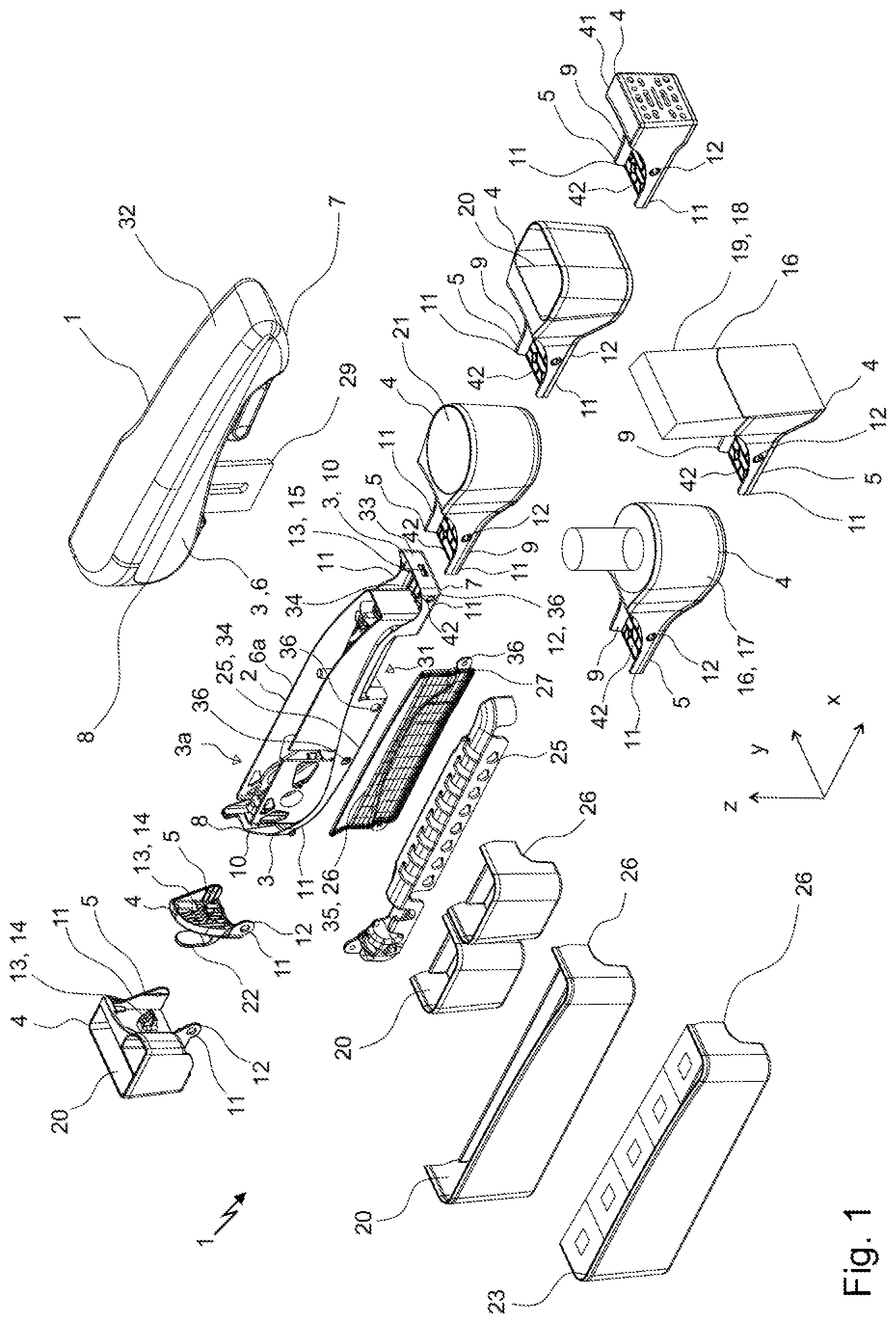 Patent US12496948 — Armrest element — Figure 1