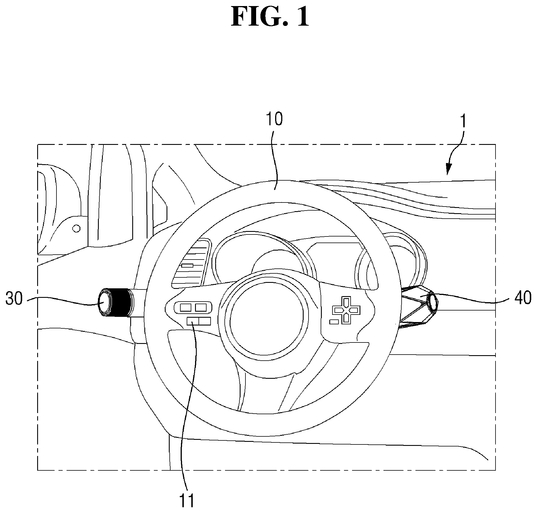 Patent US12496961 — Multi-function assembly for vehicle — Figure 1
