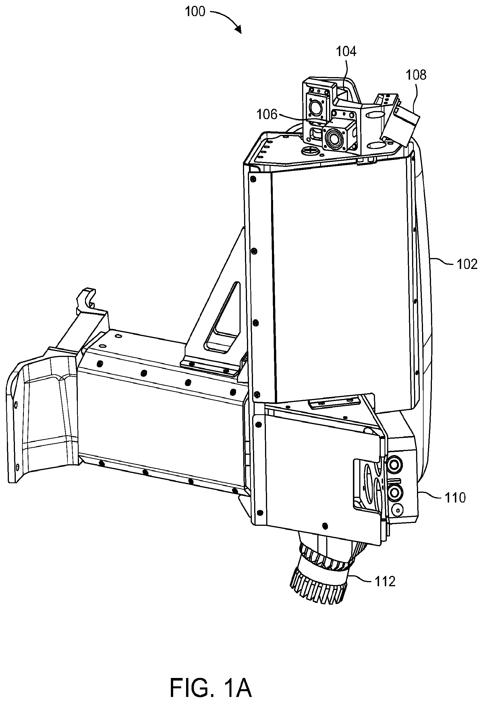 Patent US12496969 — Sensor assembly with lidar and radar for autonomous vehicles — Figure 1