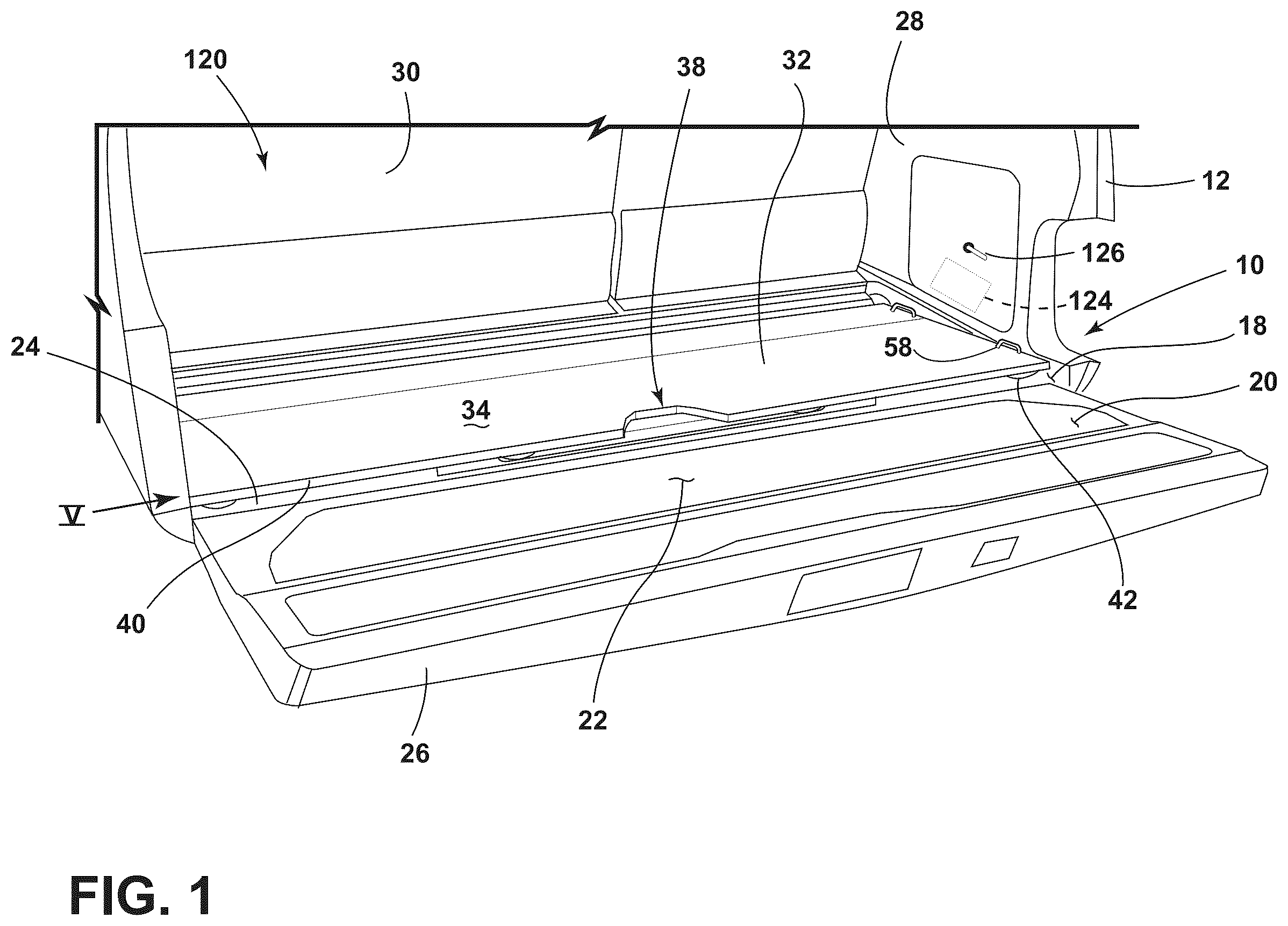 Patent US12496976 — Cargo floor — Figure 1