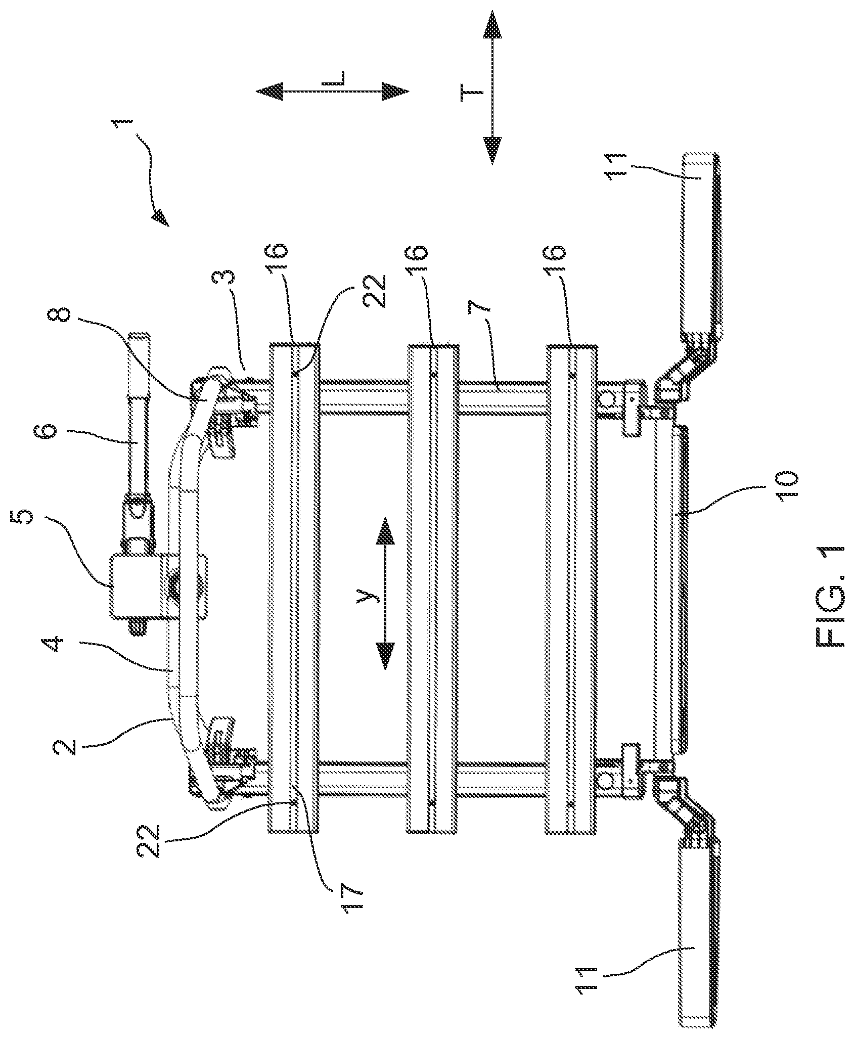 Patent US12496981 — Rear load carrier, clamping device and system — Figure 1