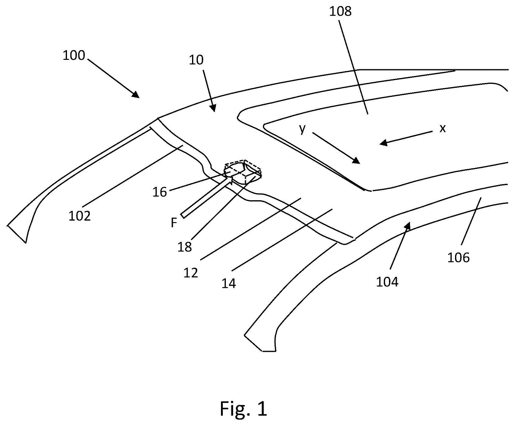 Patent US12496985 — Roof module for forming a vehicle roof — Figure 1
