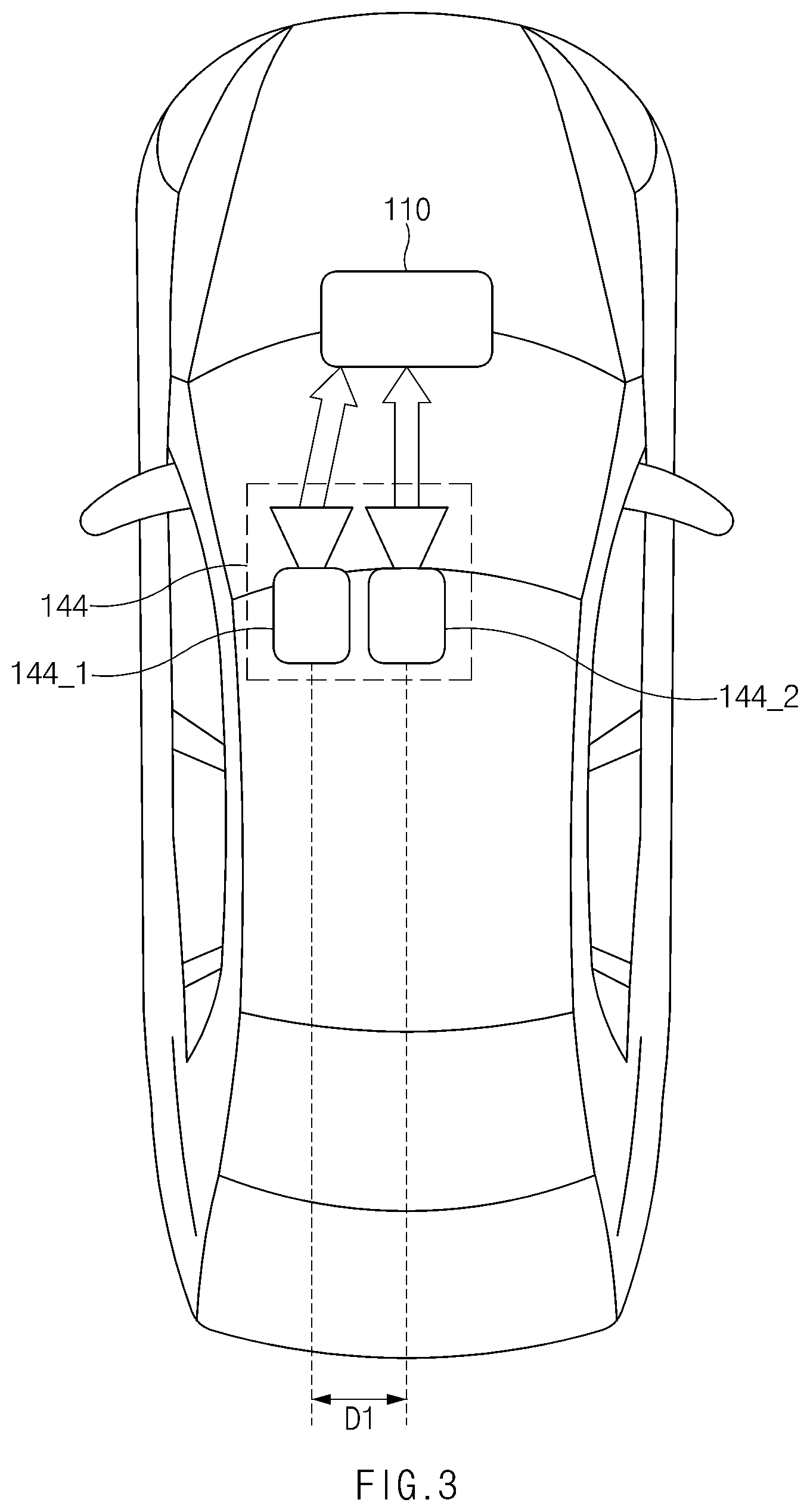 Patent US12497040 Figure 3 – Vehicle control system and vehicle driving method using the vehicle control system