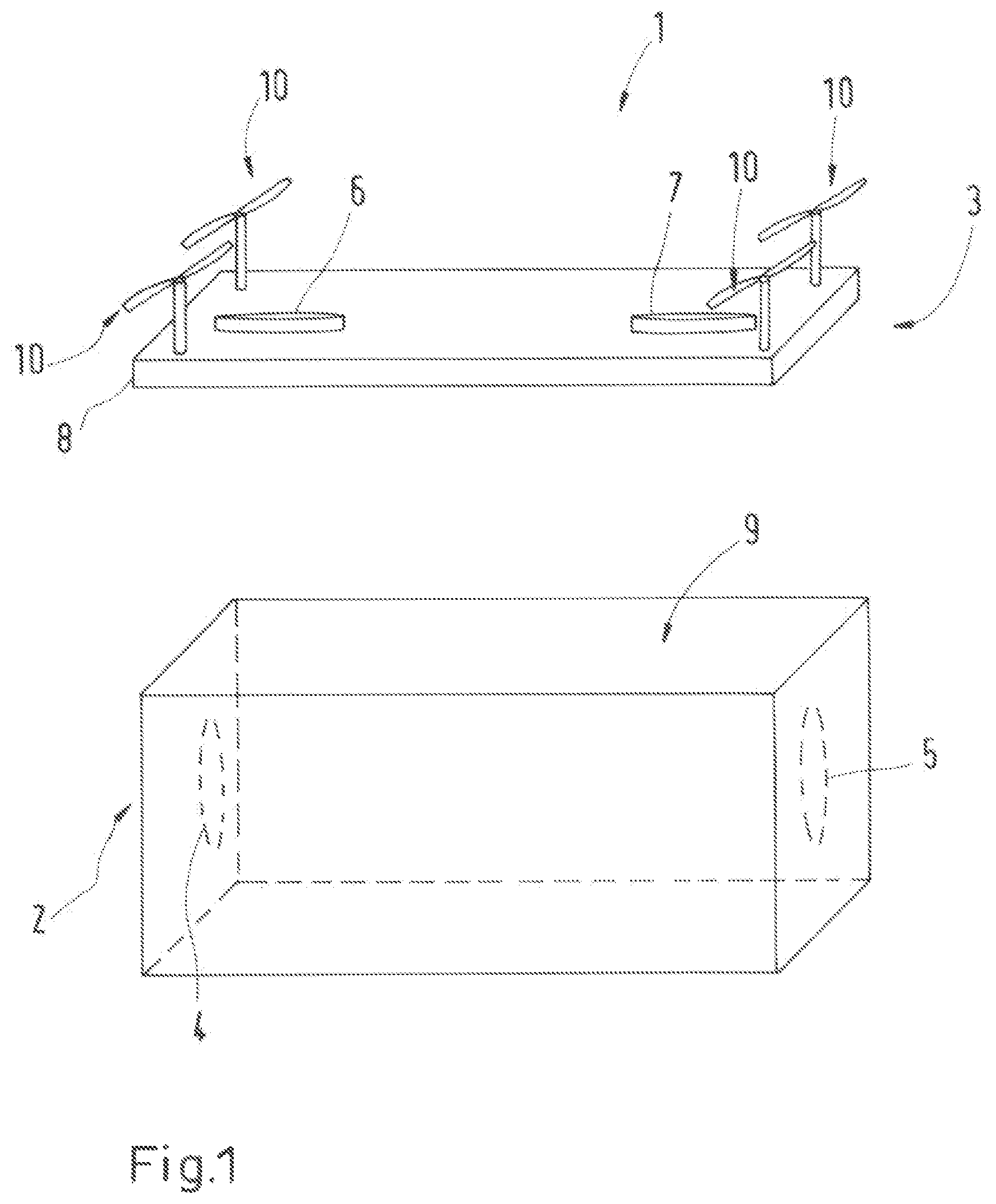 Patent US12497196 — Goods transport by means of unmanned aircraft and transport containers — Figure 1