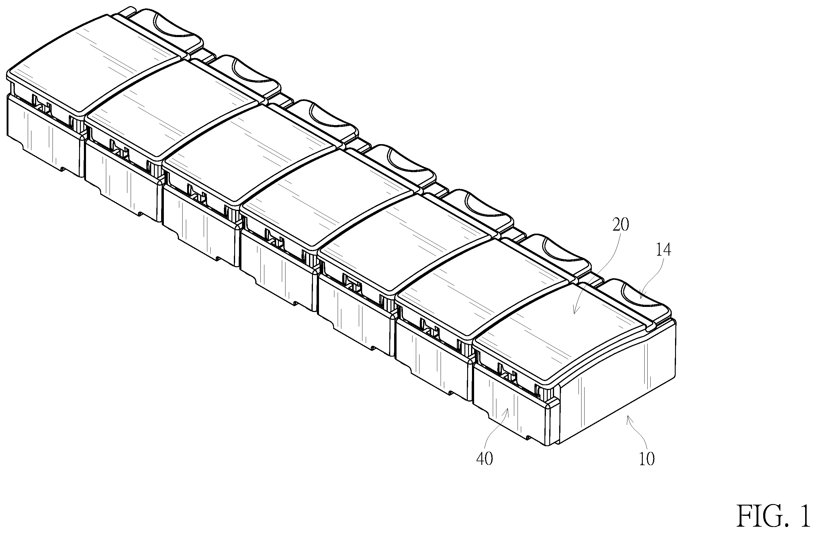 Patent US12497217 — Pill container — Figure 1
