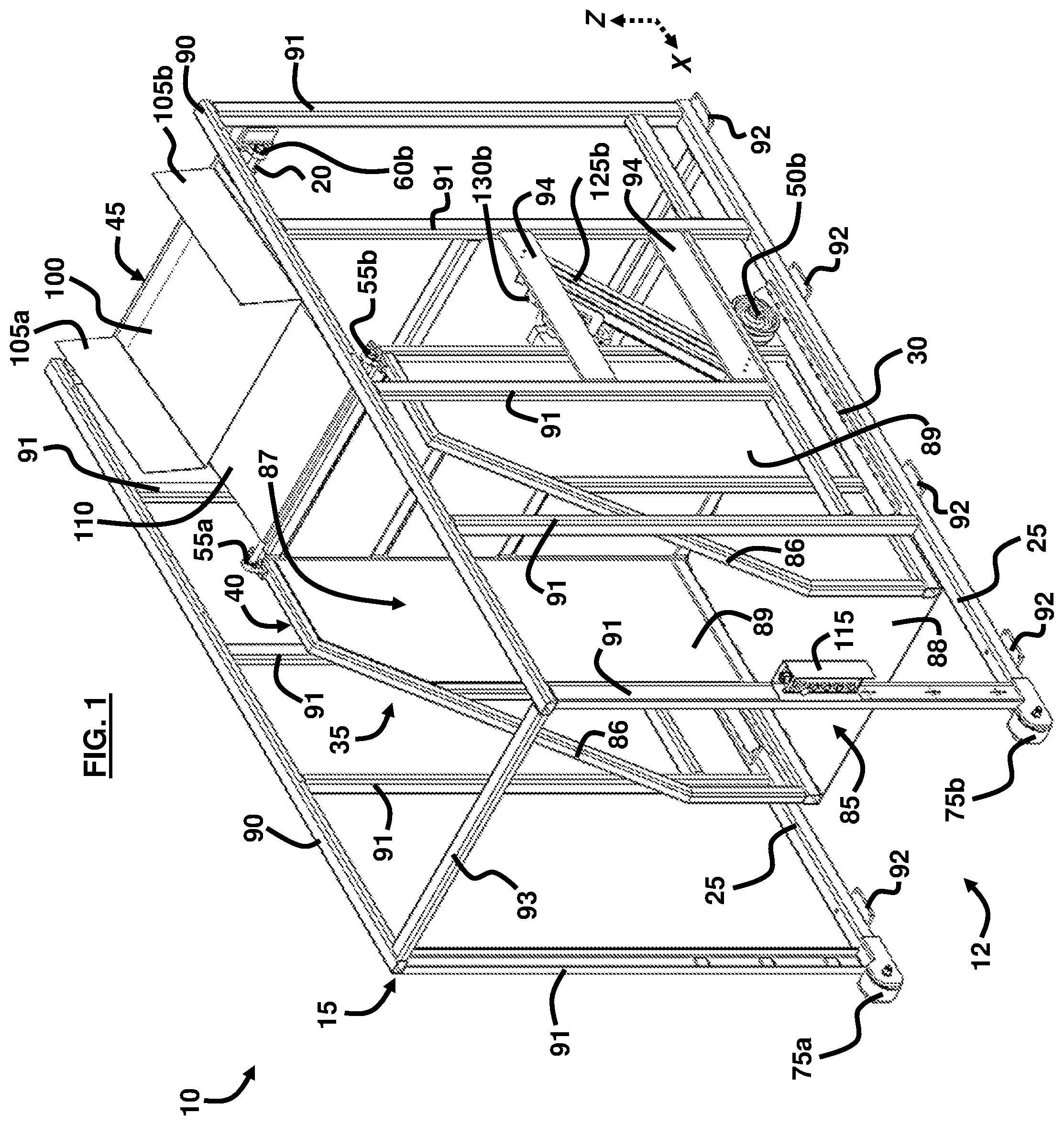 Patent US12497235 Figure 1 – Sliding tilt loader