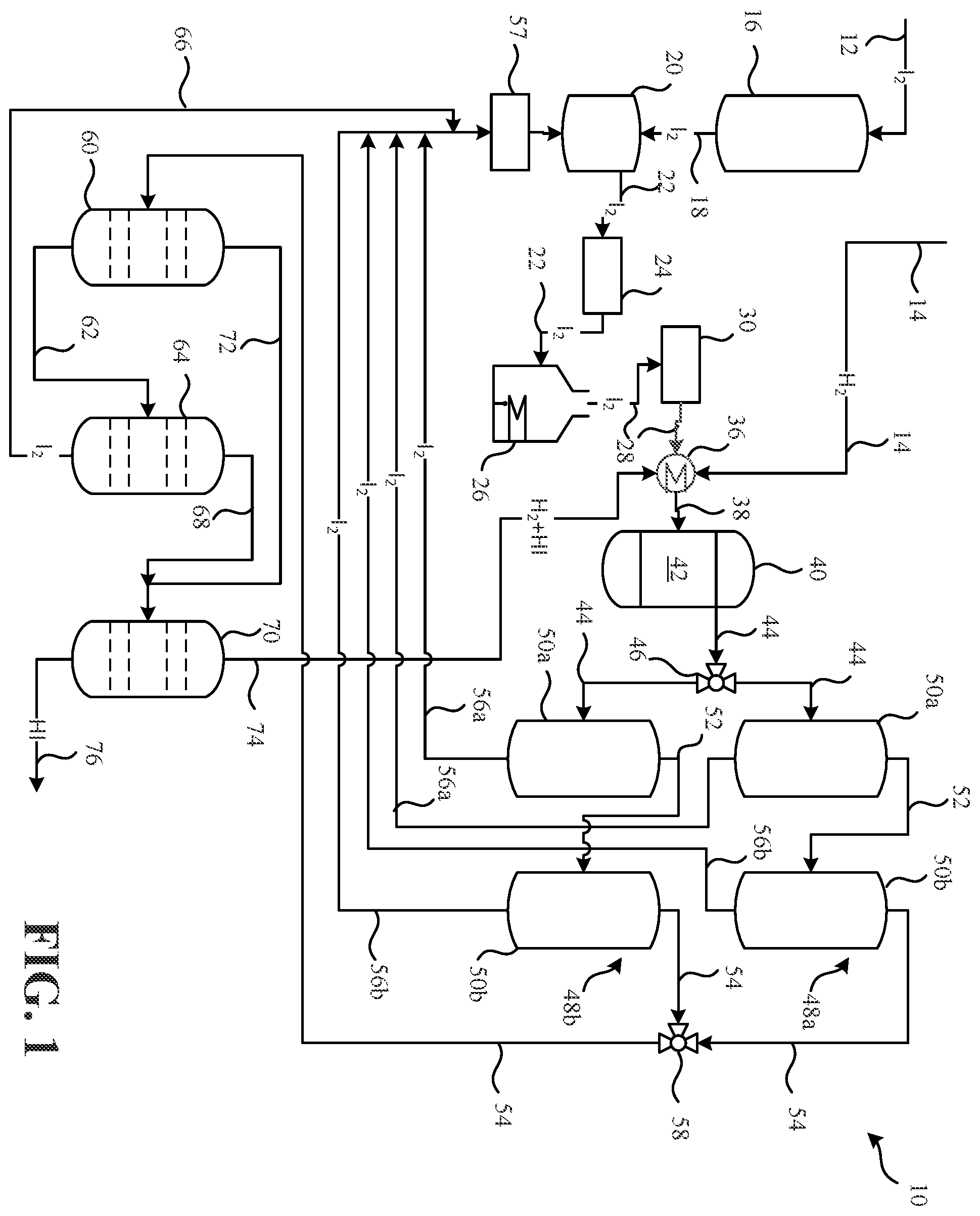 Patent US12497294 — Methods for removing water from iodine (I2) — Figure 1