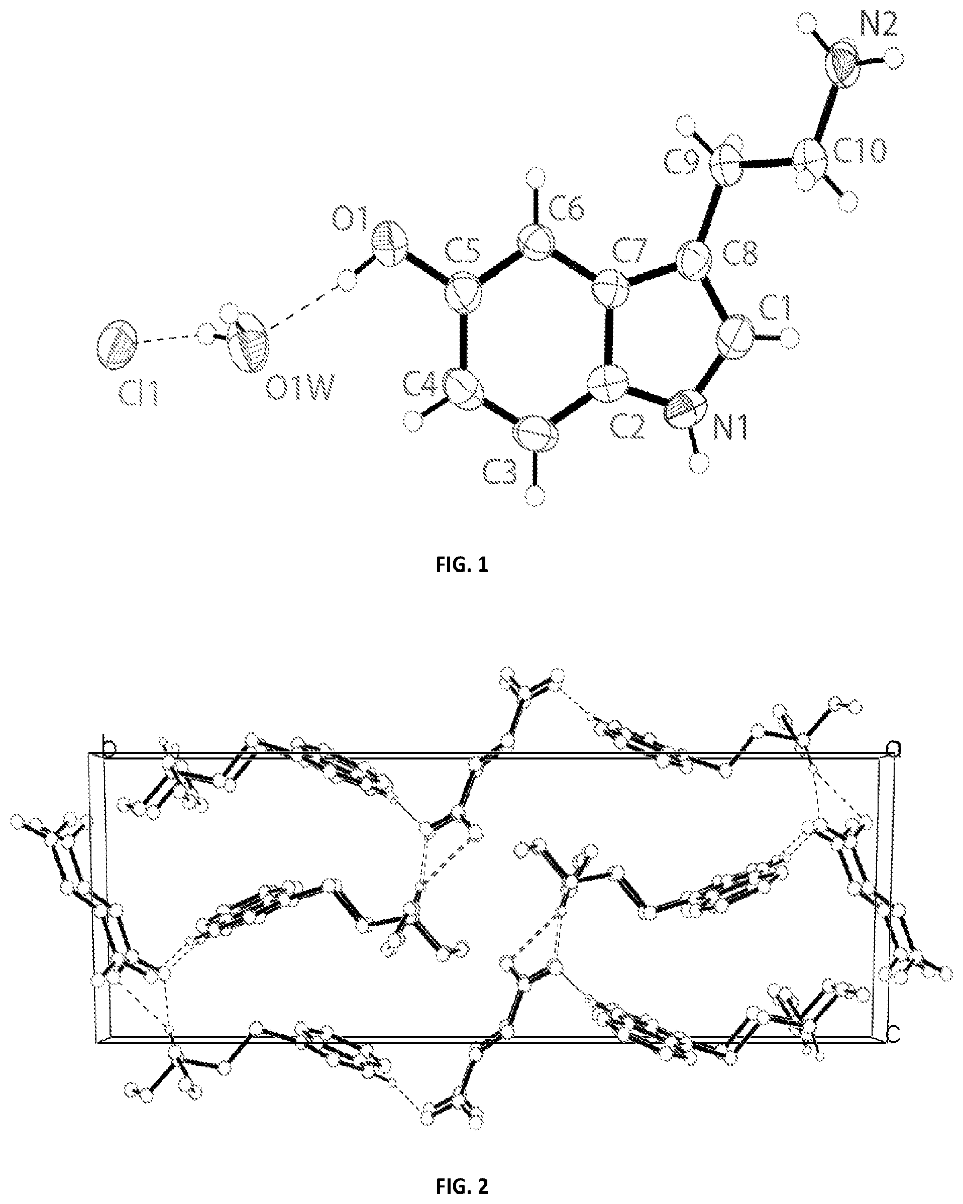 Patent US12497361 — Crystalline tryptamine compounds — Figure 1