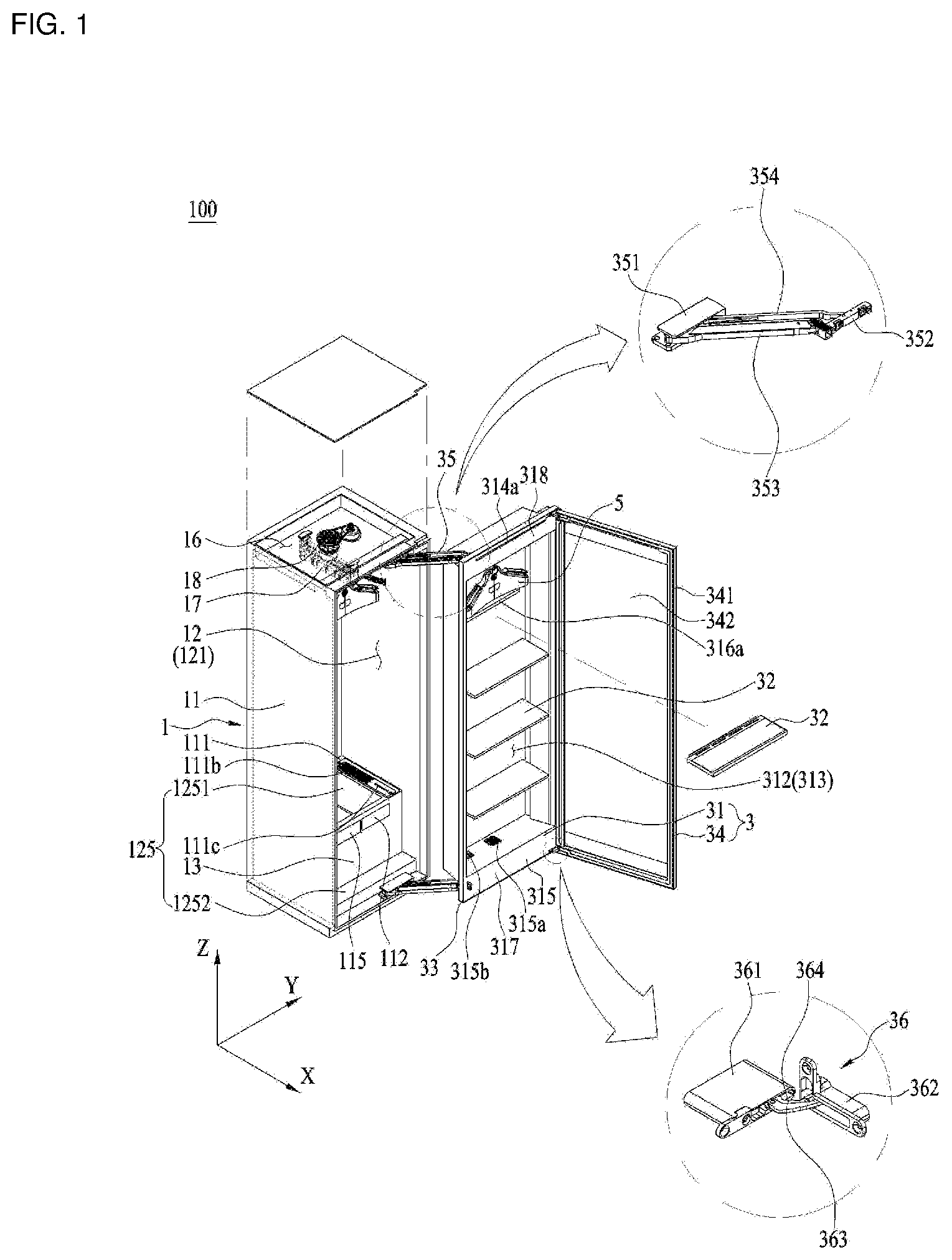 Patent US12497729 — Hanger and laundry treatment apparatus including the same — Figure 1