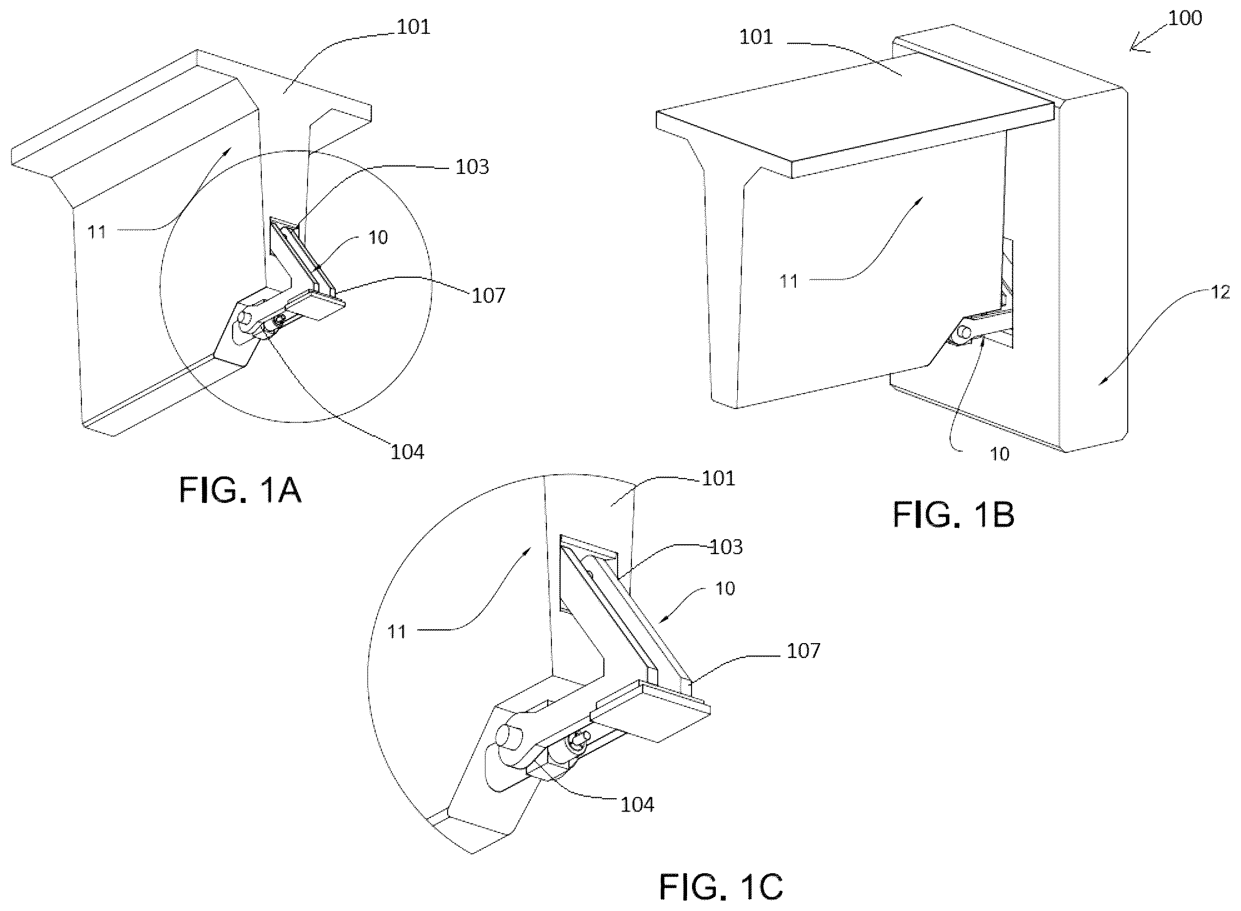 Patent US12497773 — Deployable extender assembly — Figure 1