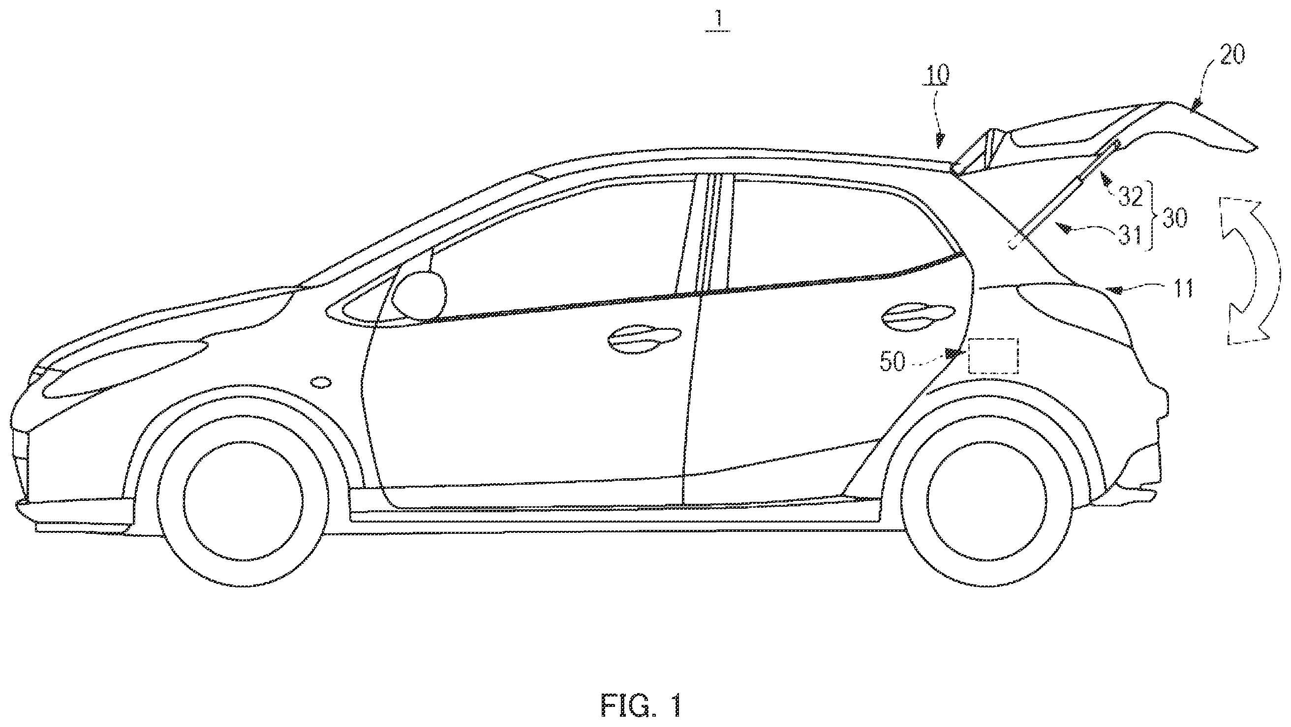 Patent US12497807 — Mobile body moving device — Figure 1