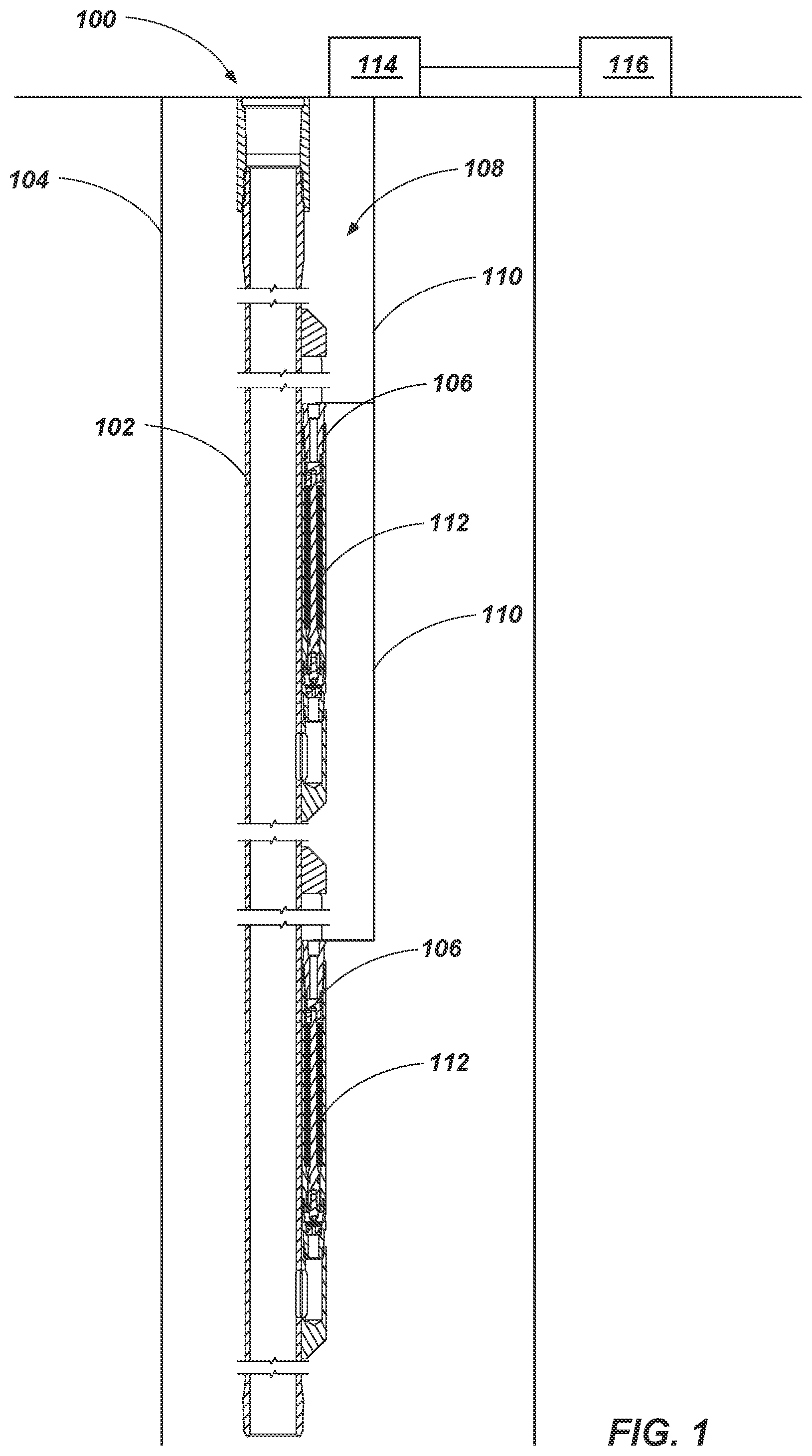 Patent US12497872 Figure 1 – Single pilot fluid line actuation gas lift valve and related systems and methods